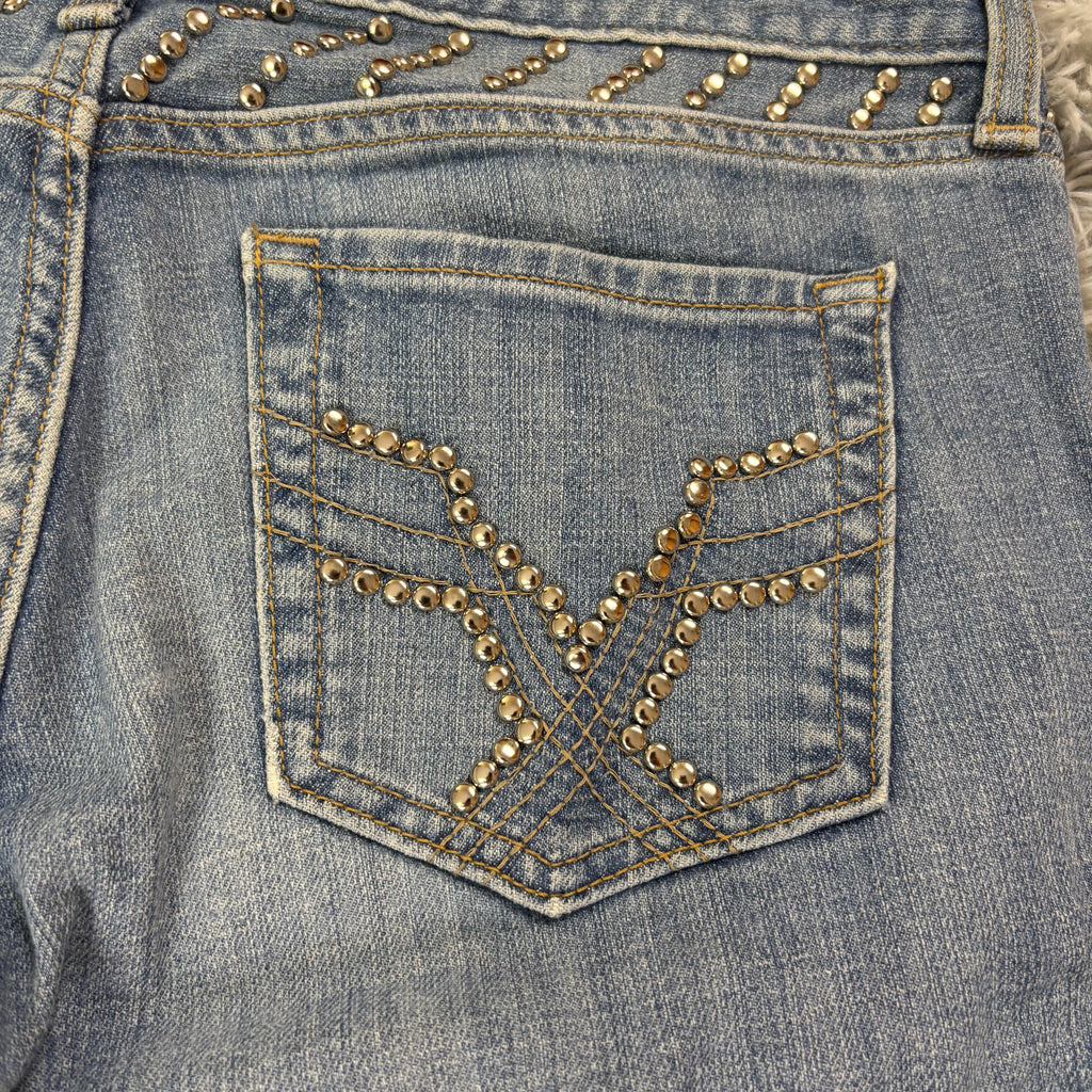 Lowwaist Bootcut Jeans (L)/vintage women streetwear flared 00s 90s (S1)