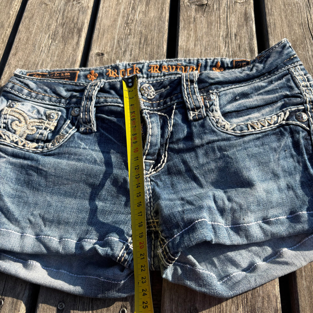 Rock Revival Shorts Hotpants /women 00s 90s vintage baddie (XS) S54
