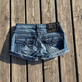 Süße True Religion Shorts / Hotpants women vintage 00s 90s (XXS-XS) S57