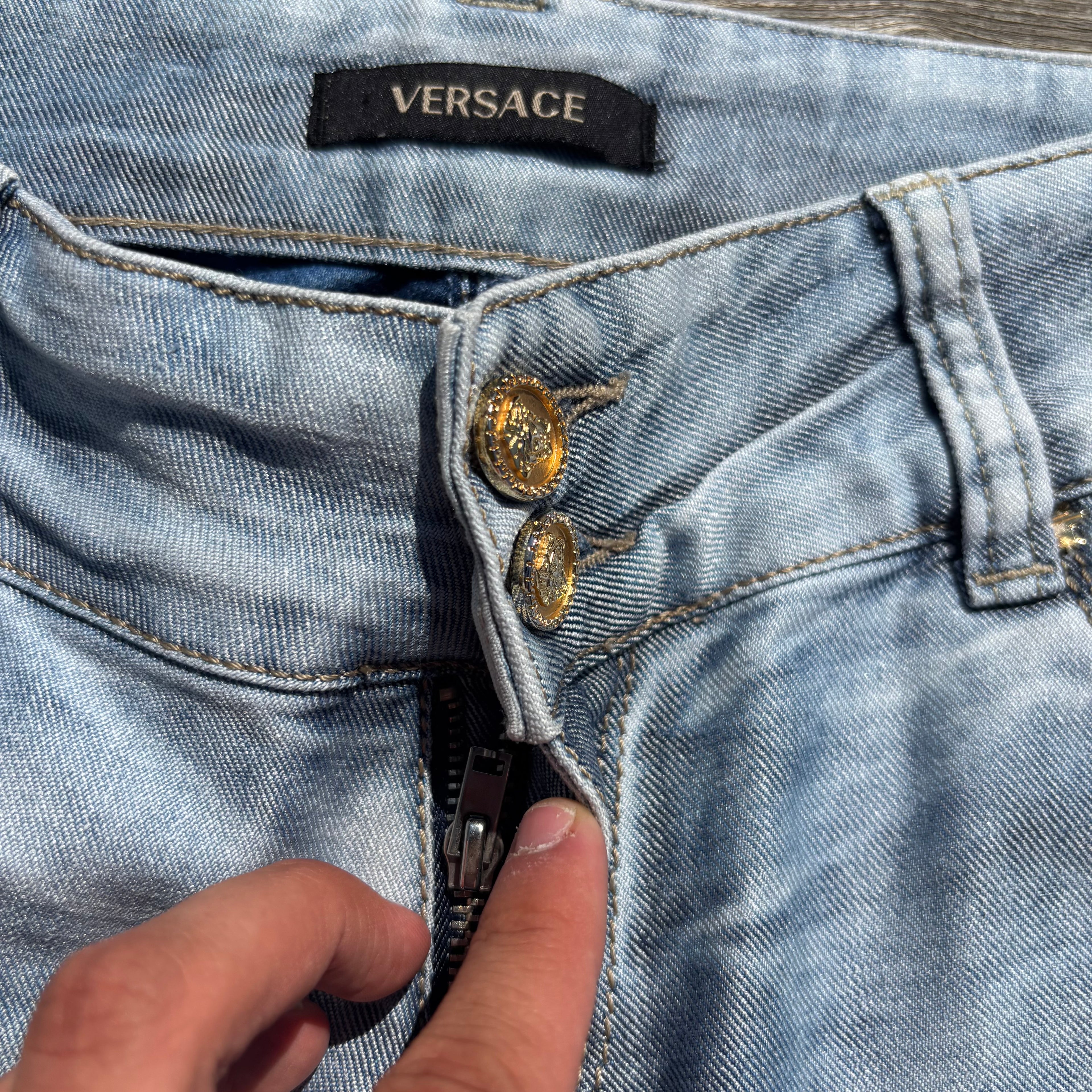 Versace Designer Jeans für Frauen Lowwaist Bootcut women vintage 90s 00s (S95) S