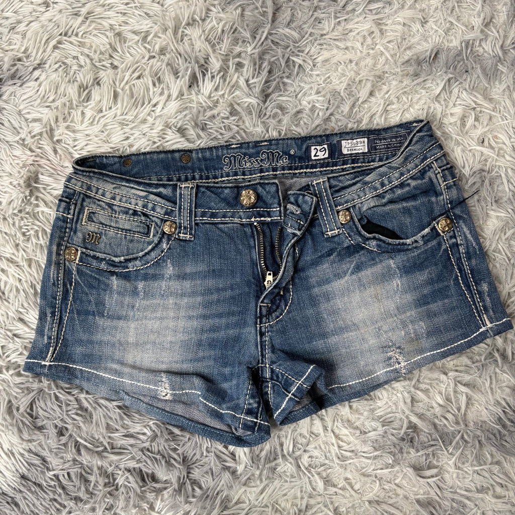 Süße Miss Me shorts /hotpants women vintage 00s 90s style S-M) S5