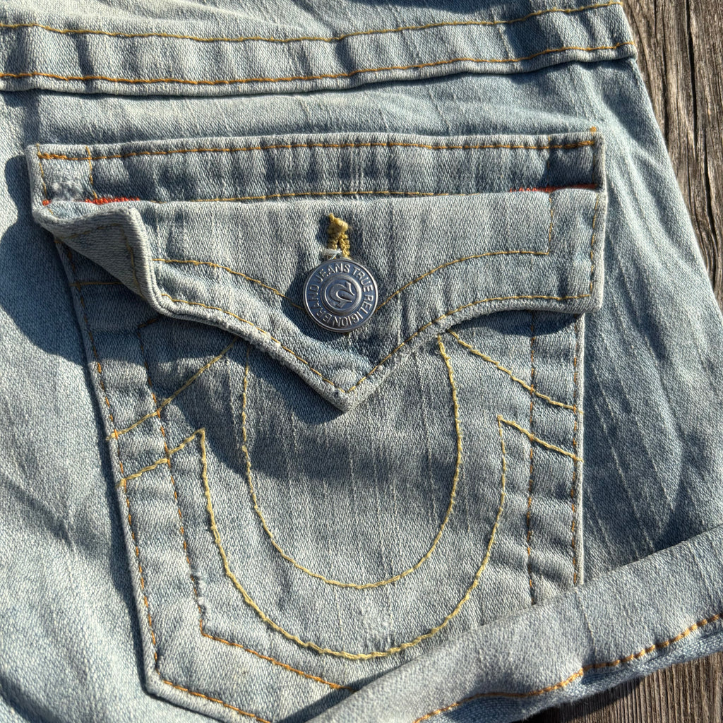 Süße True Religion Shorts / hotpants women 00s 90s vintage baddie (XS-S) S56