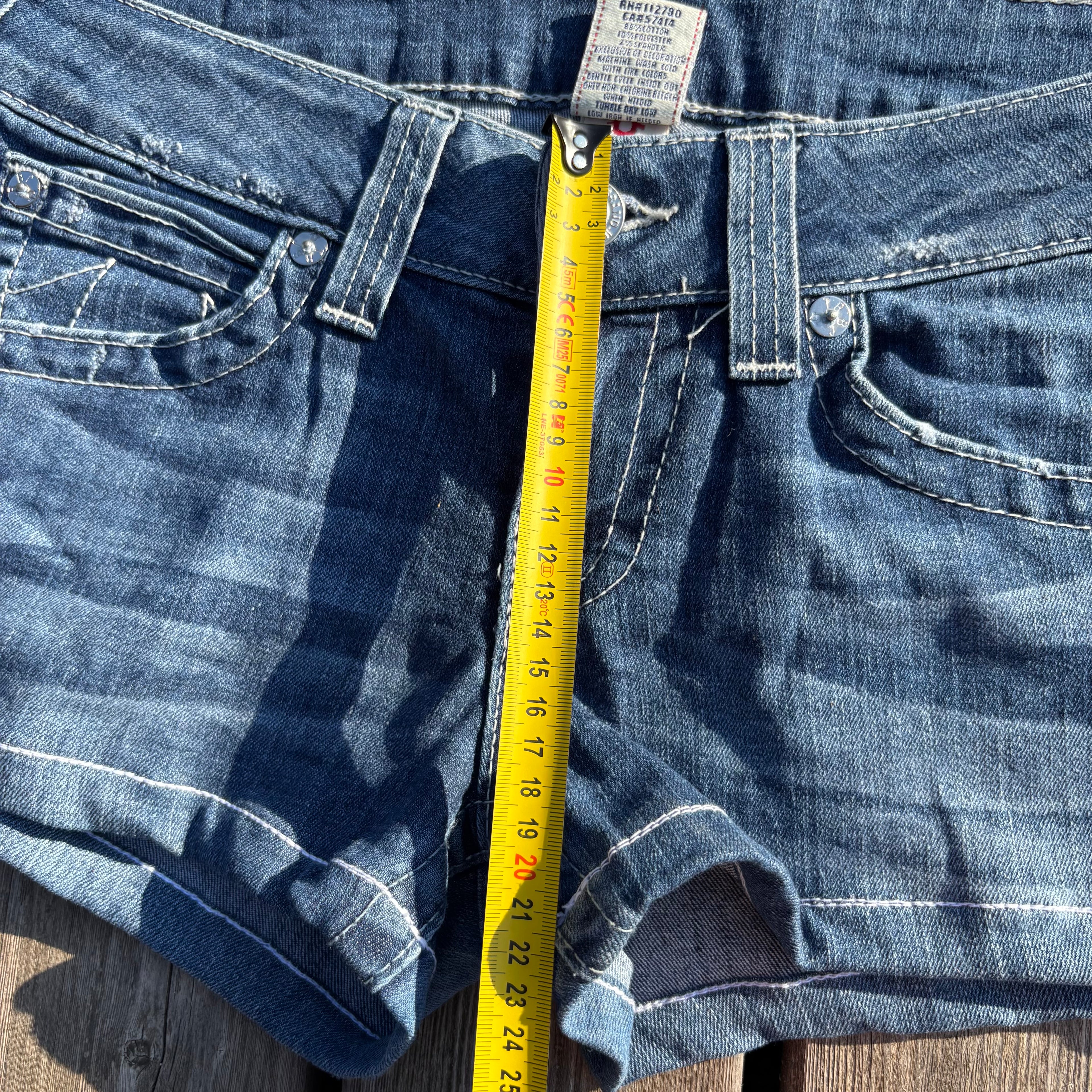 True Religion Shorts / Hotpants women 00s 90s vintage baddie S55 (L)