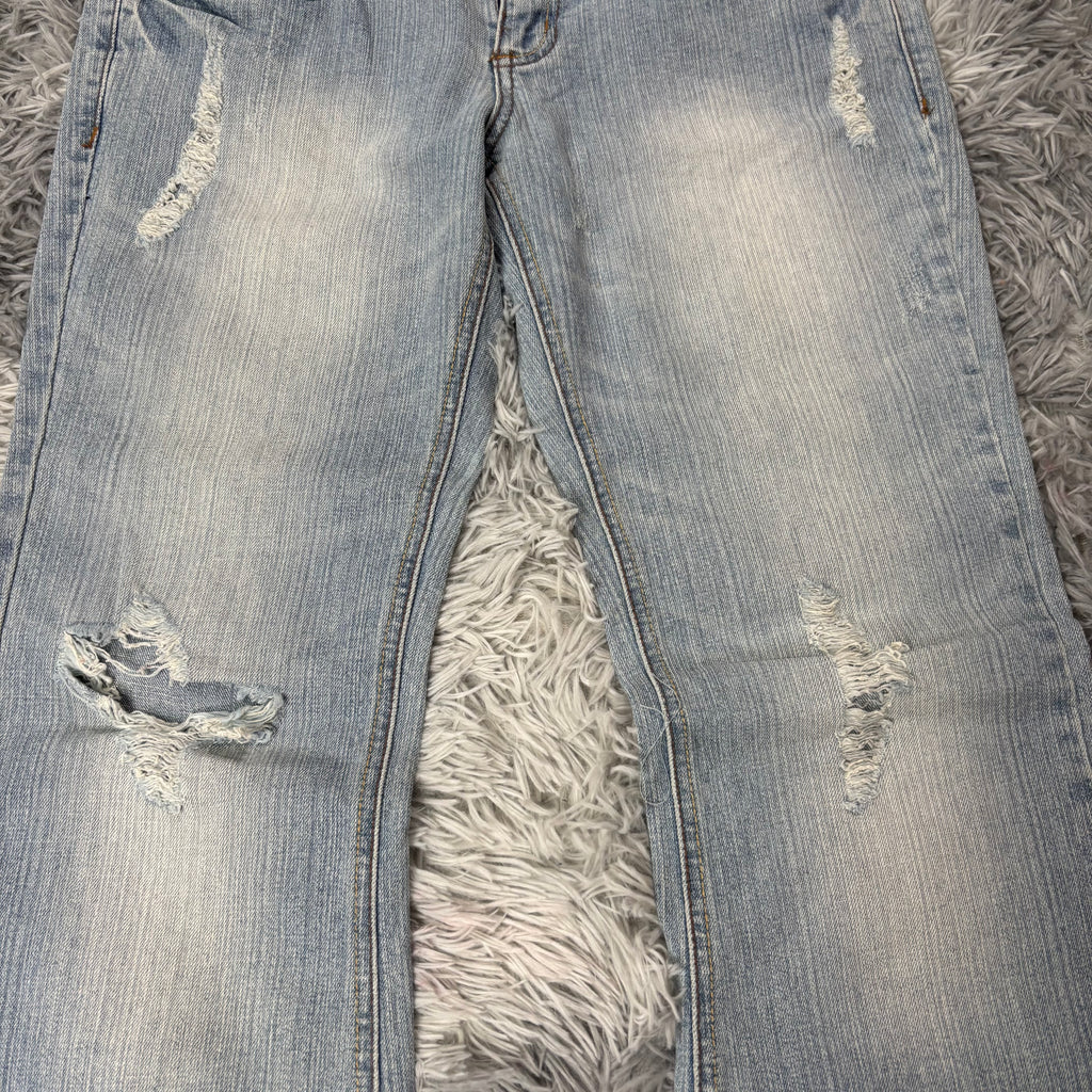 Süße Y2K Vintage Bootcut Lowwaist Jeans /streetwear women 00s 90s S13 (M)