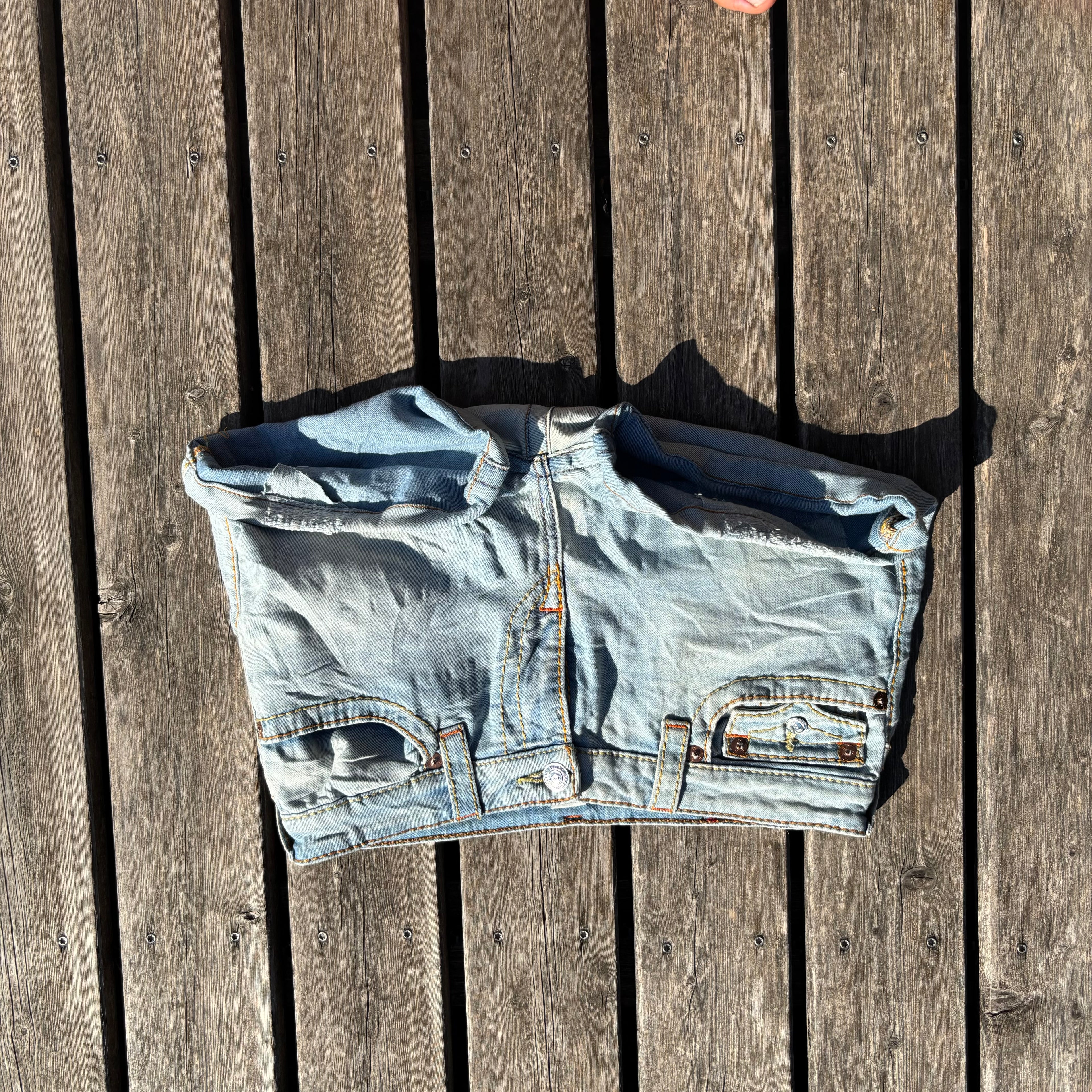 Süße True Religion Shorts/ Hotpants für Frauen /90s 00s streetwear vintage baddie (L) S65