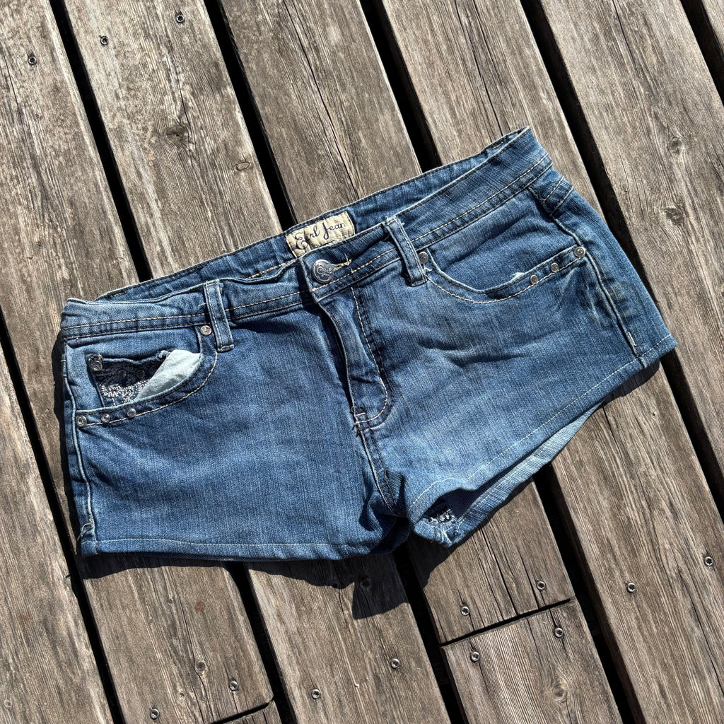 Süße Y2K Shorts/hotpants frauen /90s 00s vintage baddie M-L /S45
