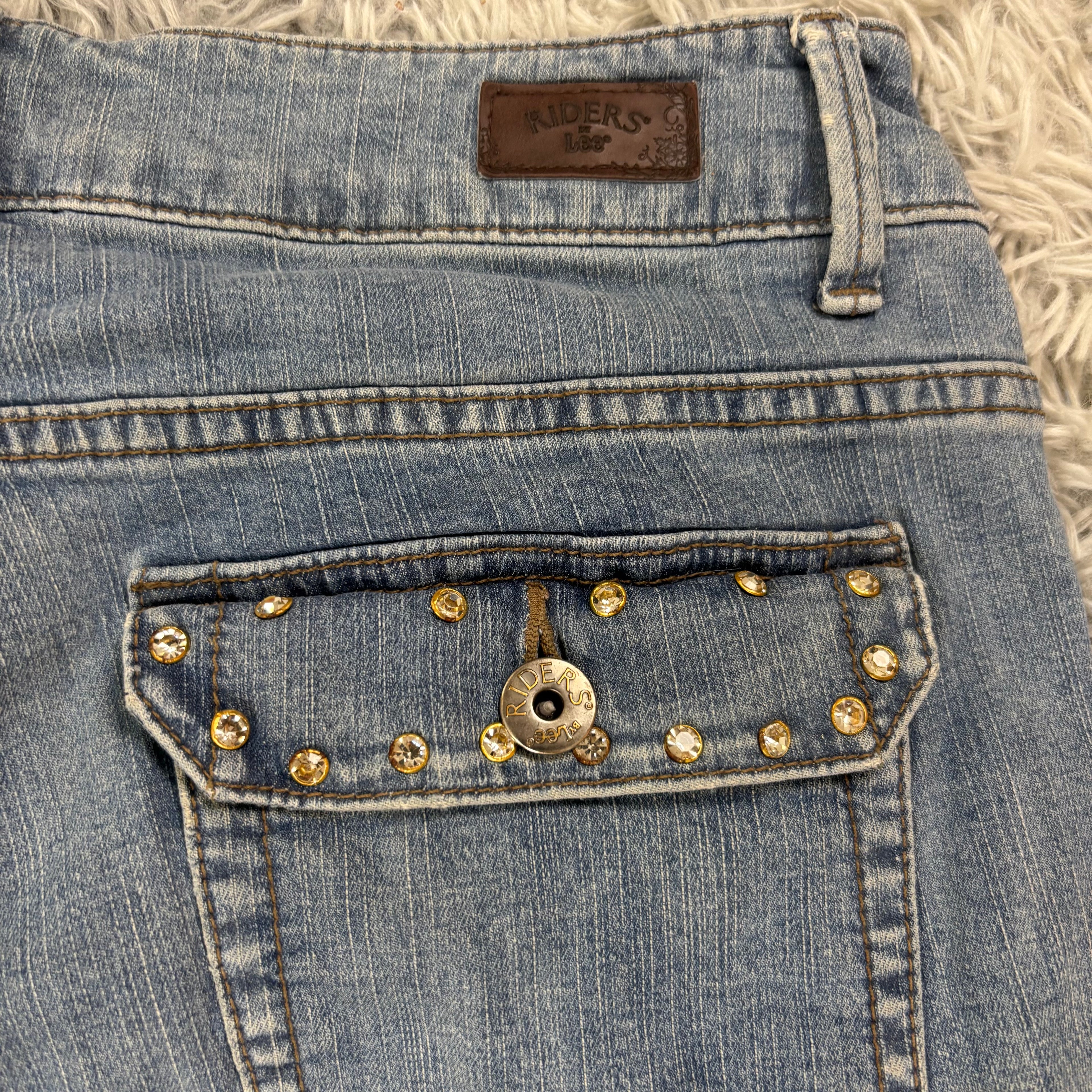 Lowwaist Bootcut Jeans /women vintage streetwear y2k 00s 90s. (S2)