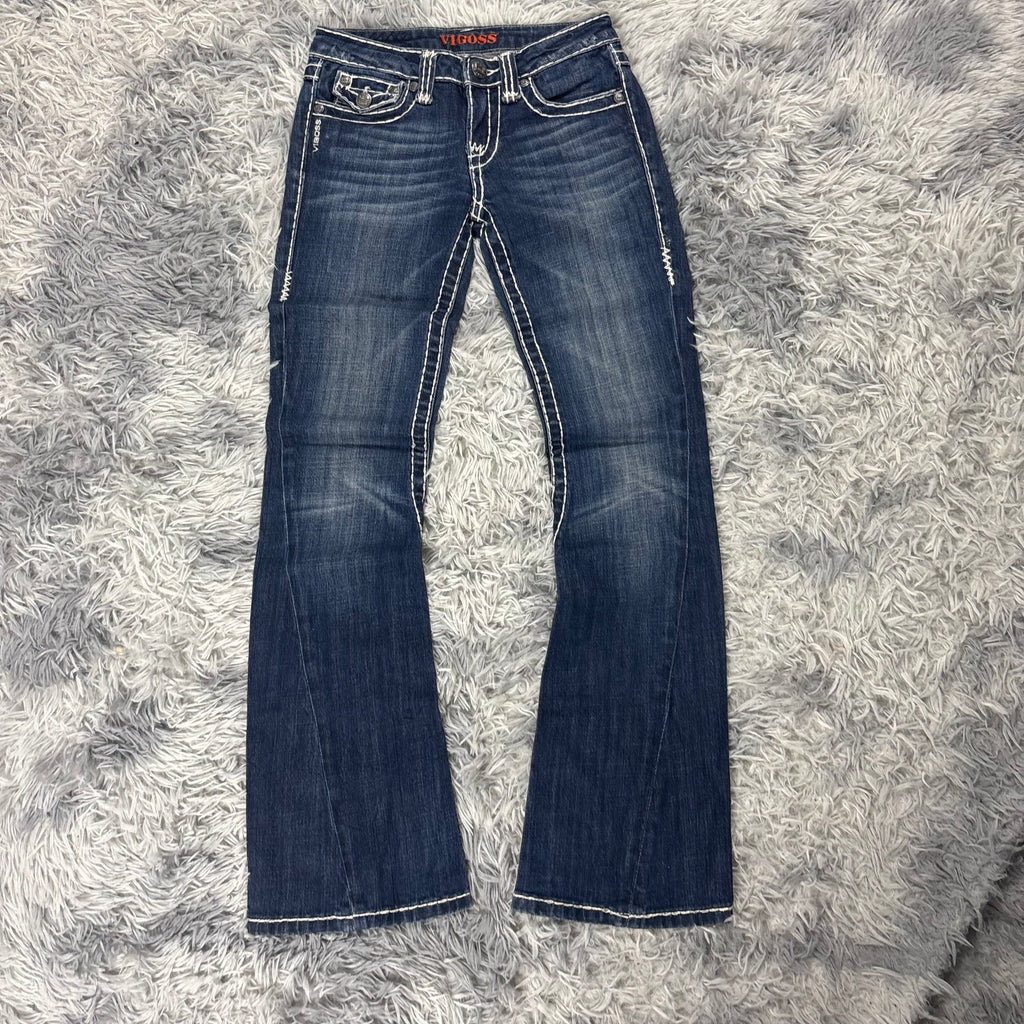Vigoss Y2K Lowwaist Bootcut jeans /vintage 00s 90s style baddie (XXS-XS) S22
