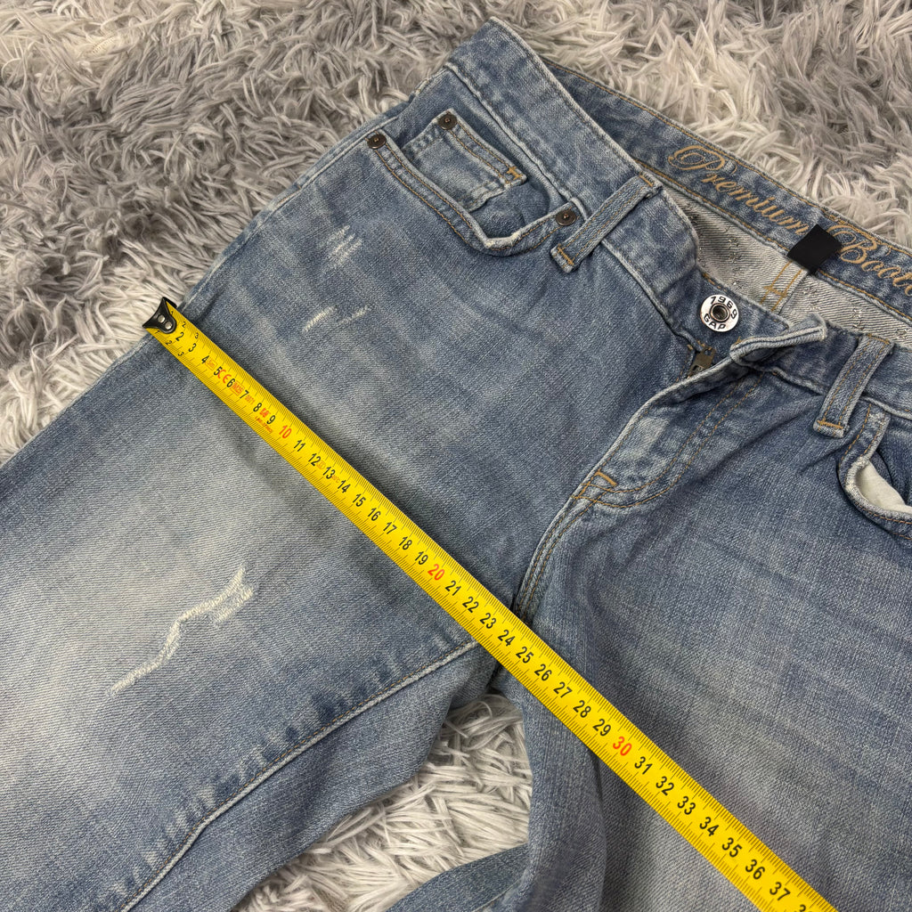 Lowwaist Bootcut Jeans (L)/vintage women streetwear flared 00s 90s (S1)