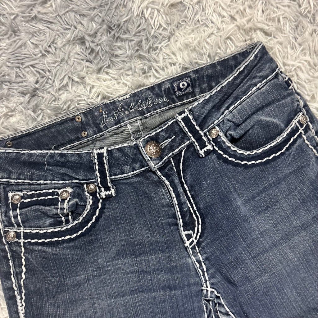 Süße LA Idol Lowwaist Bootcut Jeans /y2k vintage 00s 90s baddie (S) S23