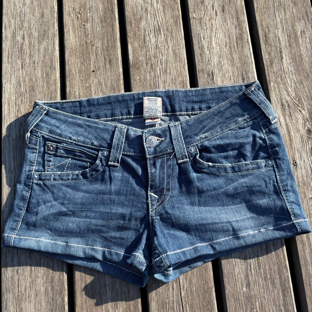True Religion Shorts / Hotpants women 00s 90s vintage baddie S55 (L)