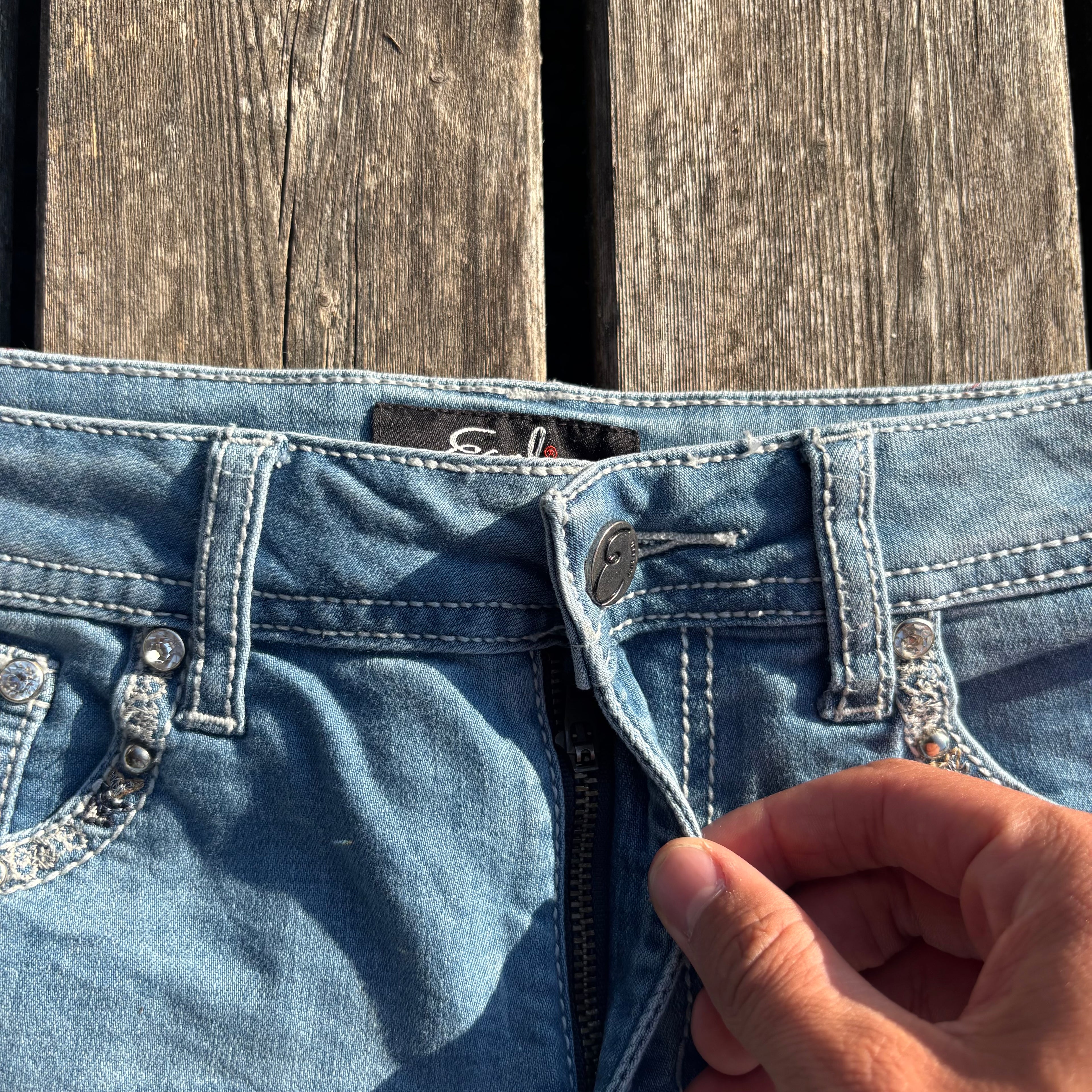 Süße Y2K Shorts Hotpants für Frauen /00s 90s vintage baddie (S) S50