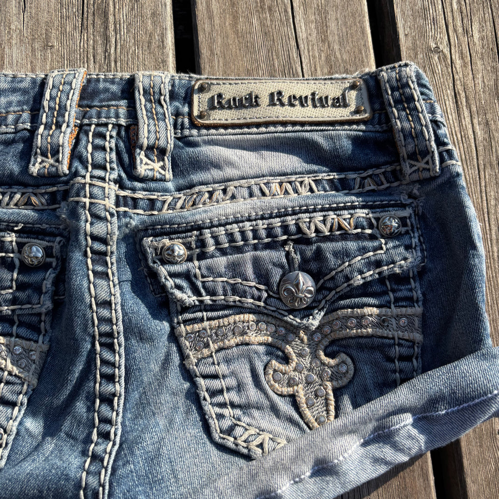 Rock Revival Shorts Hotpants /women 00s 90s vintage baddie (XS) S54
