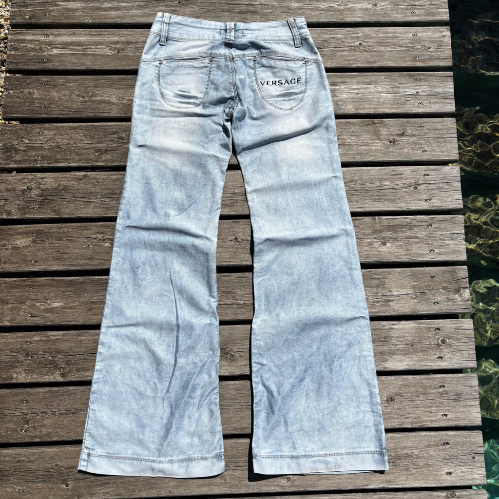 Versace Designer Jeans für Frauen Lowwaist Bootcut women vintage 90s 00s (S95) S