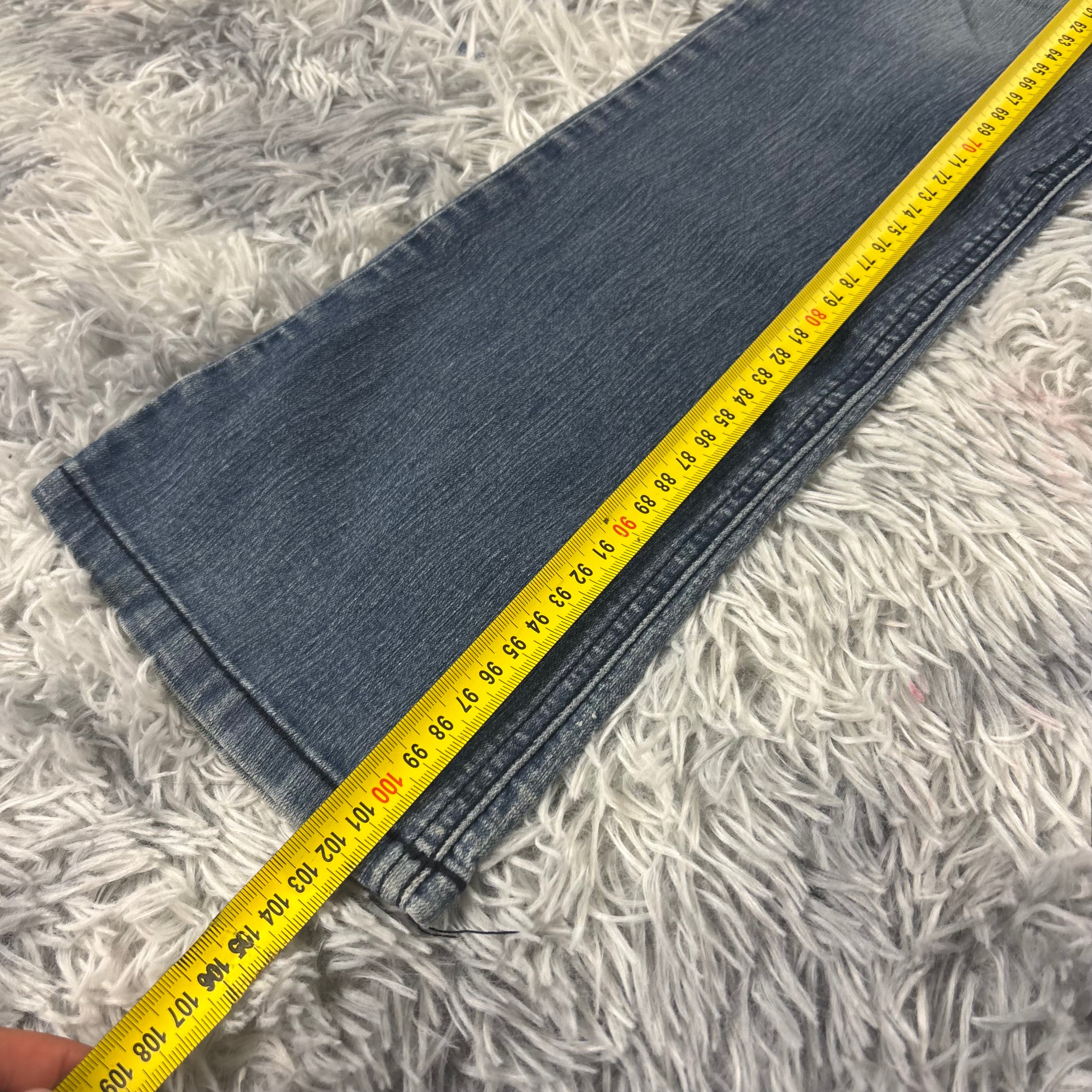 Süße Y2K Bootcut Lowwaist Jeans mit Backprint /women vintage 00s 90s baddie (XS) S18