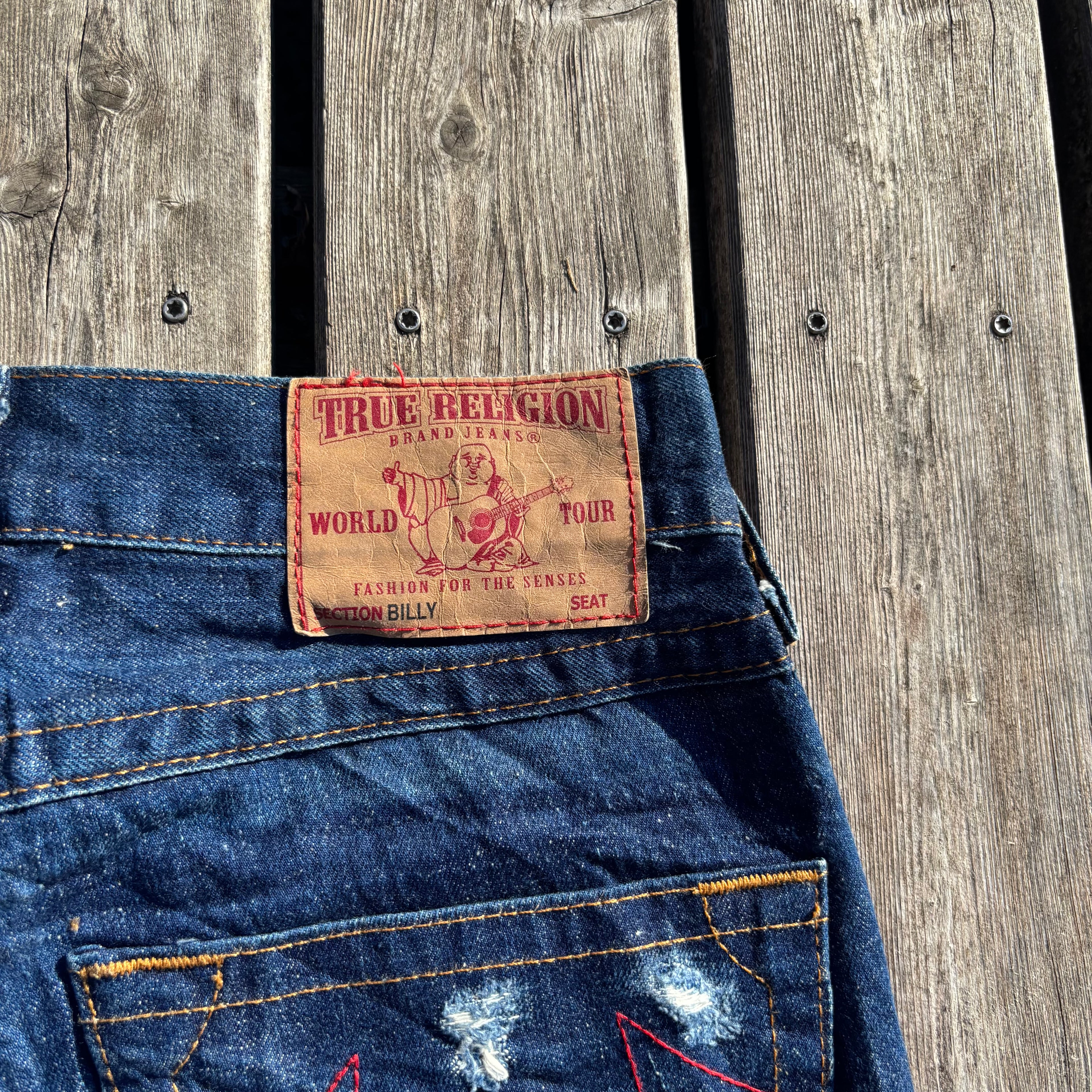 Süße True Religion Shorts / Hotpants für Frauen /M 00s 90s vintage baddie S75