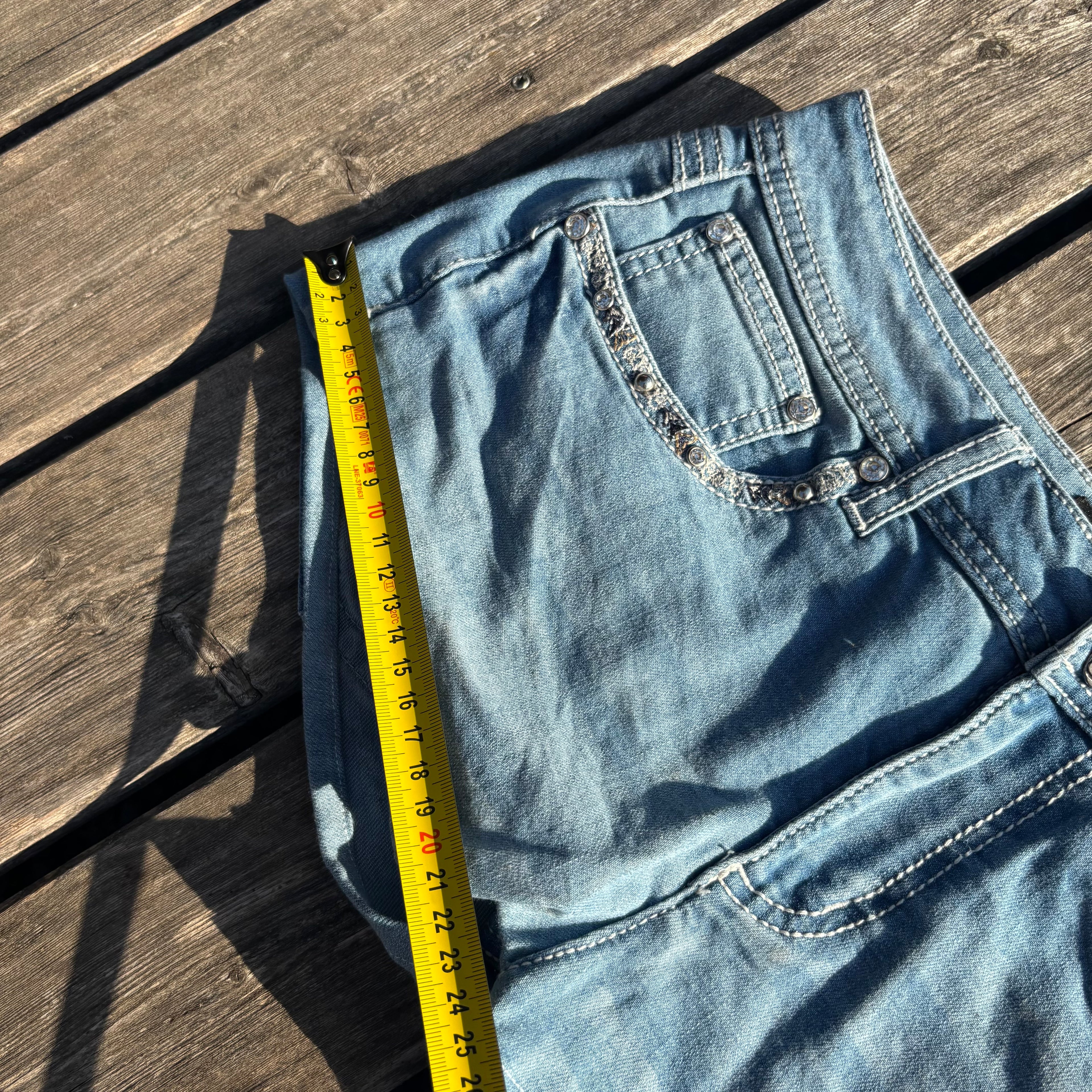 Süße Y2K Shorts Hotpants für Frauen /00s 90s vintage baddie (S) S50