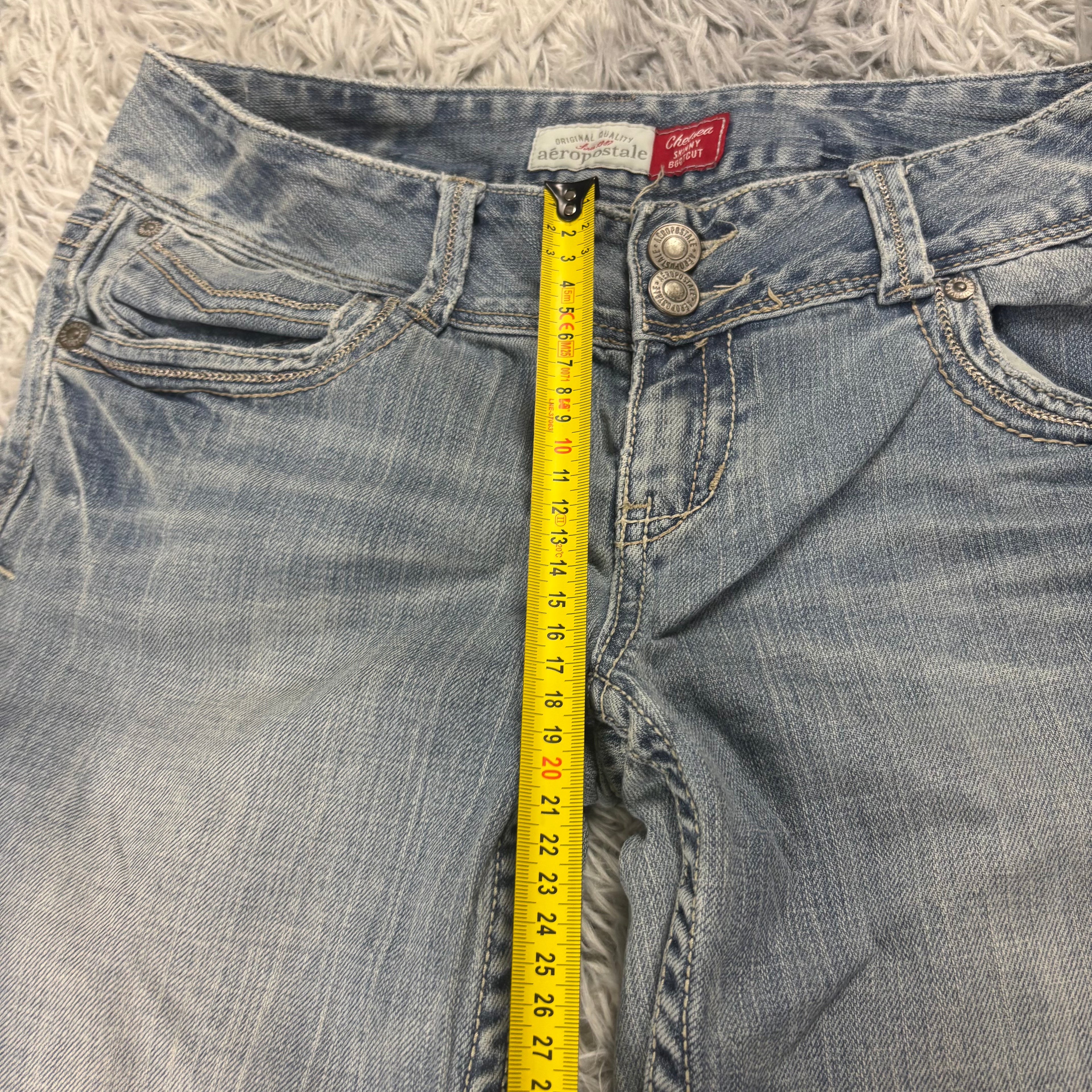 Süße Y2K Vintage women Jeans lowwaist Bootcut 00s 90s style M (S14)