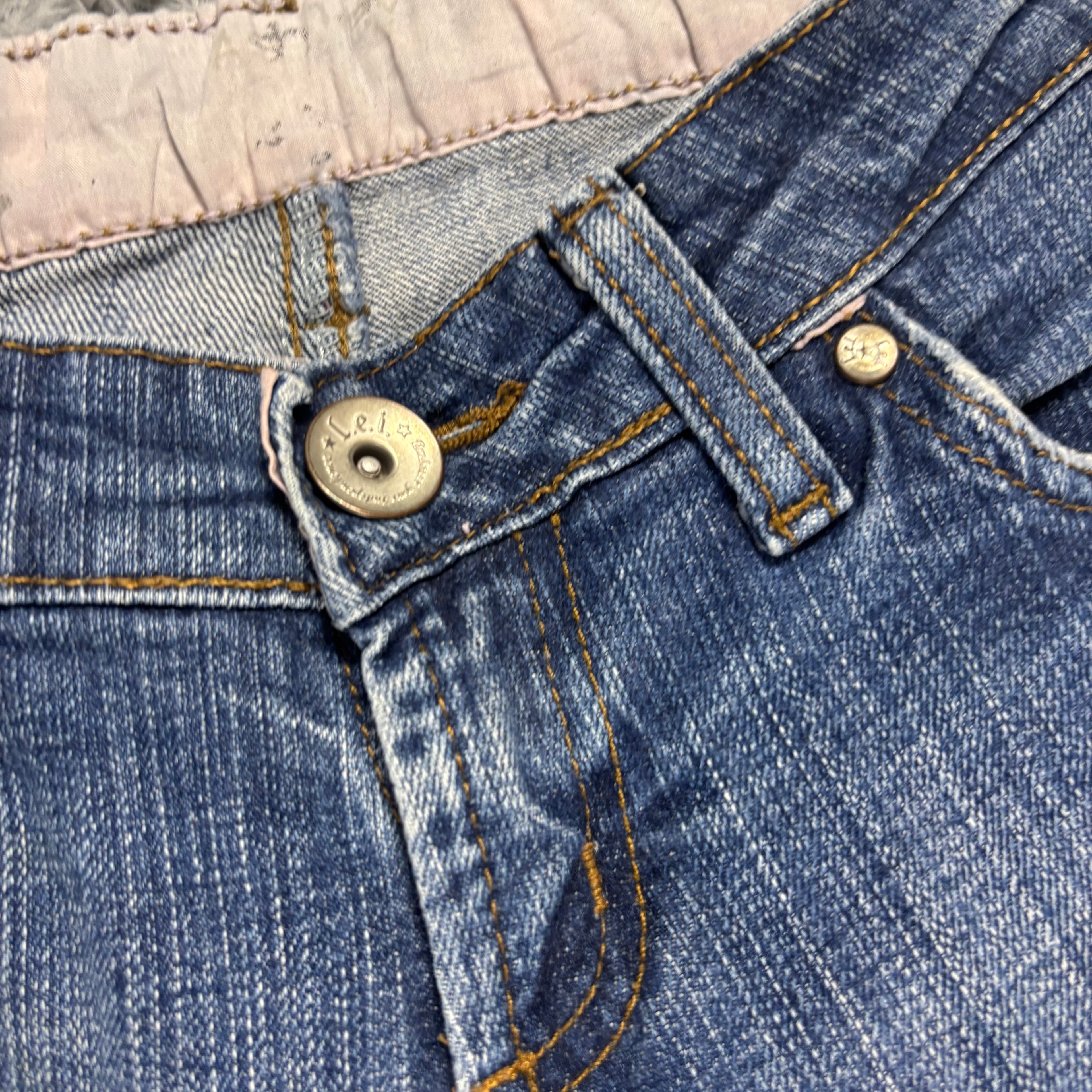 Y2K Lowwaist Bootcut Jeans mit Backprint /women 90s 00s vintage baddie (XXS-XS) S25