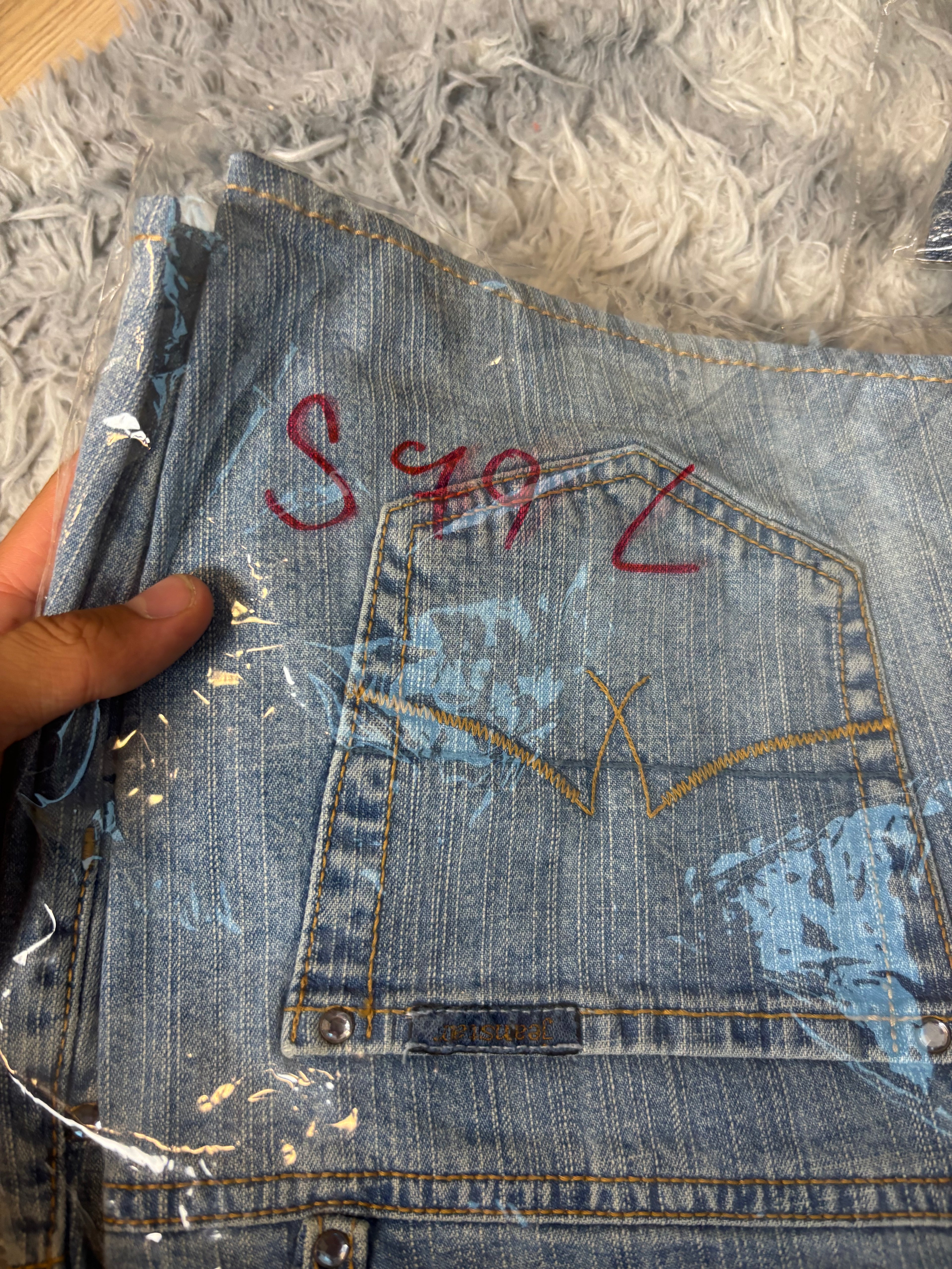 Süßer Y2K Rock mit Backprint für den Sommer /90s 00s vintage baddie L S79