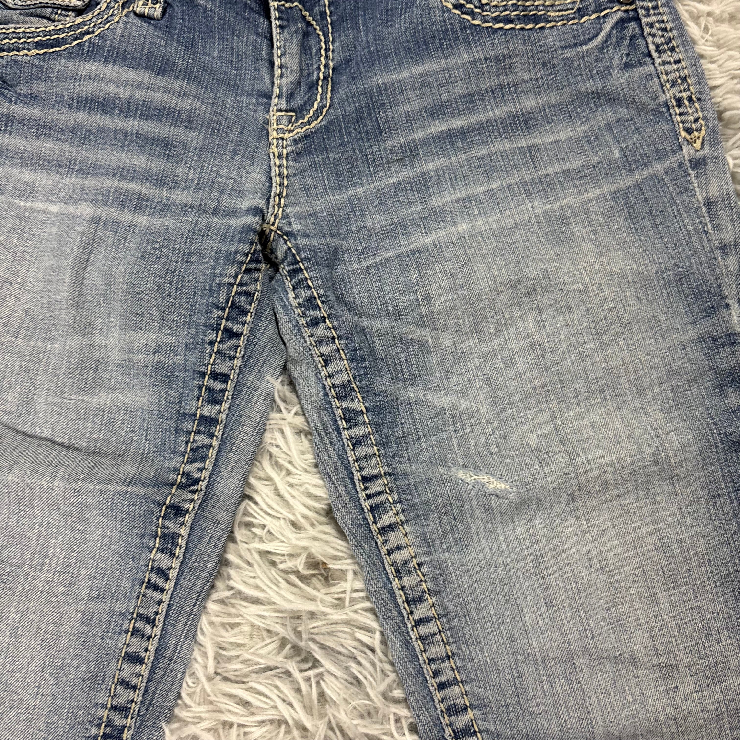 Y2K Lowwaist Bootcut Jeans mit Backprint /women 00s 90s vintage baddie (S) S27