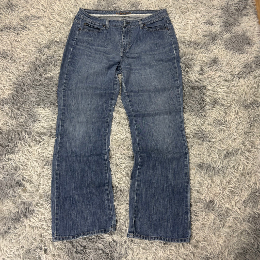 Süße Y2K Bootcut jeans mit backprint /women 00s 90s baddie (M) S20