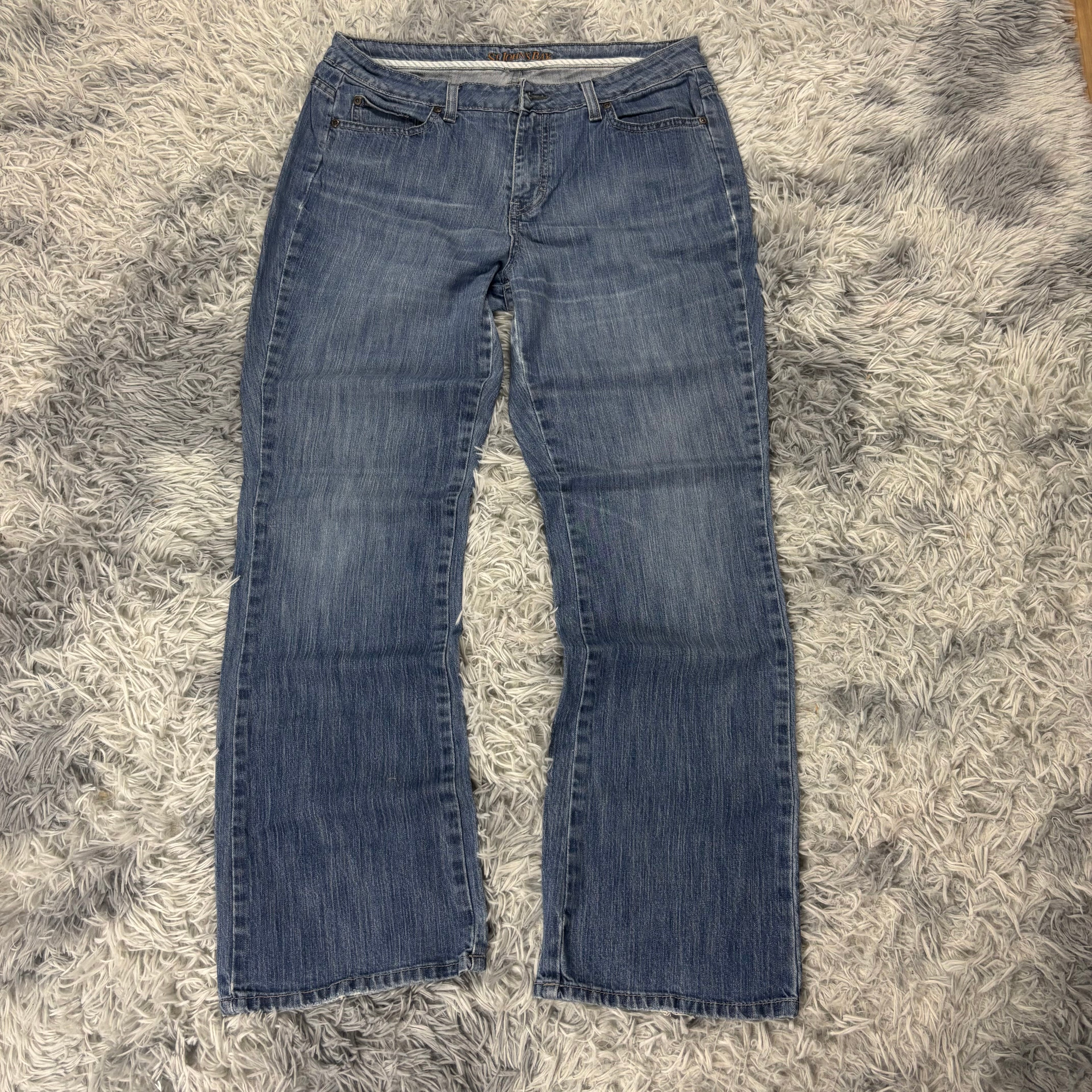 Süße Y2K Bootcut jeans mit backprint /women 00s 90s baddie (M) S20