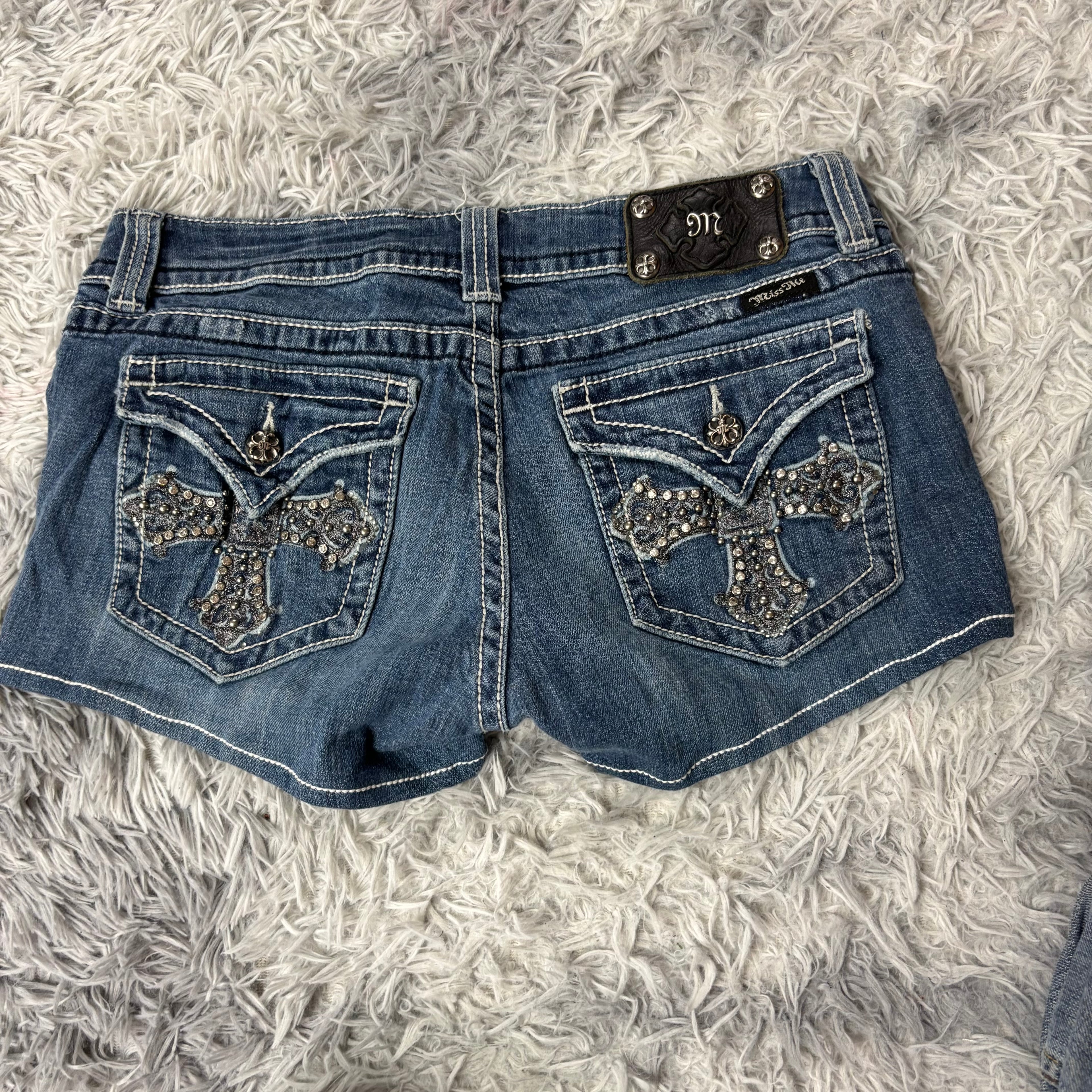 Süße Miss Me Shorts /hotpants women vintage 00s 90sstyle (M-L) S6