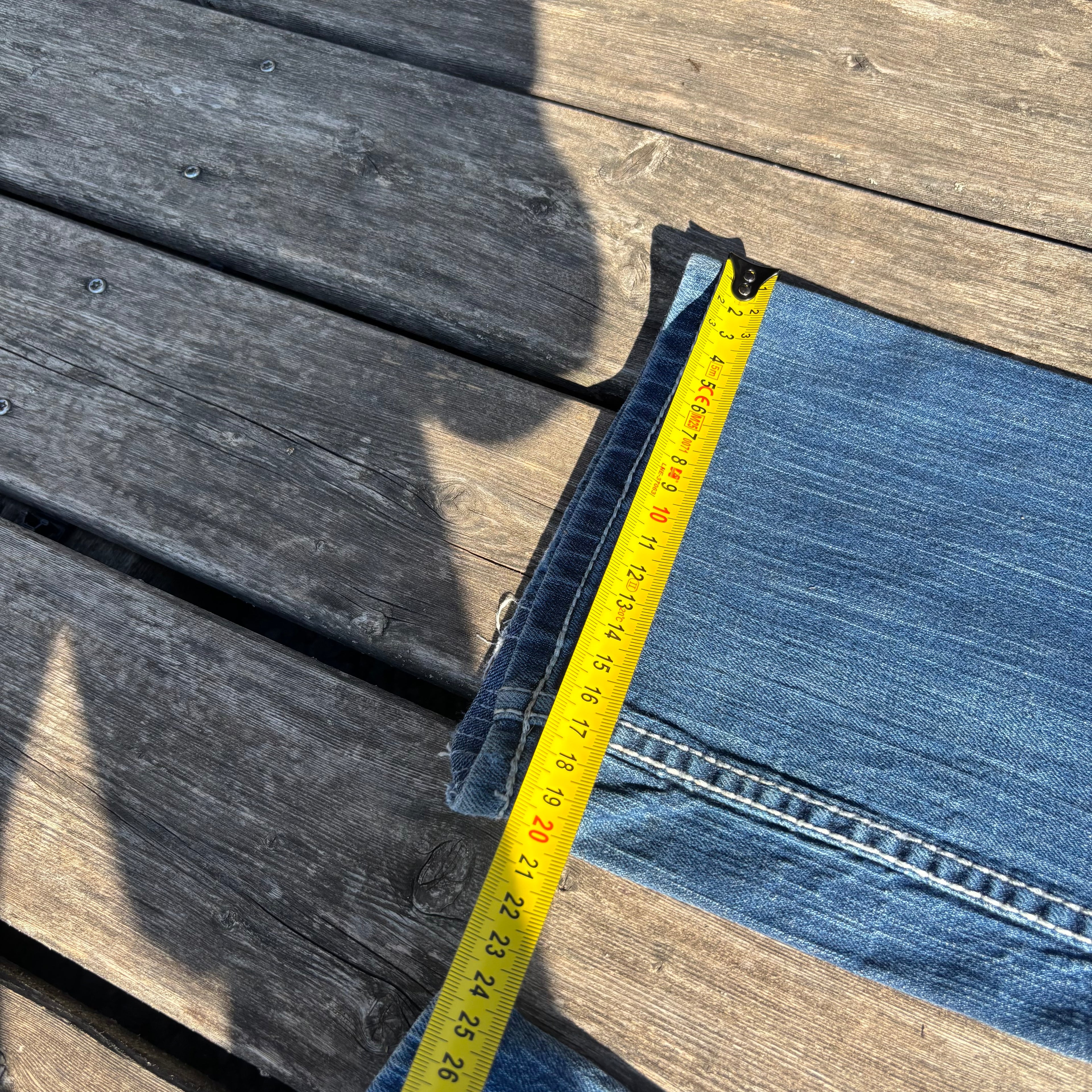 Süße Y2K Lowwaist Bootcut Jeans mit tollen Backprint /women 00s 90s vintage baddie S-M/ S63