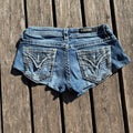 Süße Y2K shorts /hotpants mit backprint /women 00s 90s vintage 00s baddie (XXS-XS) S44