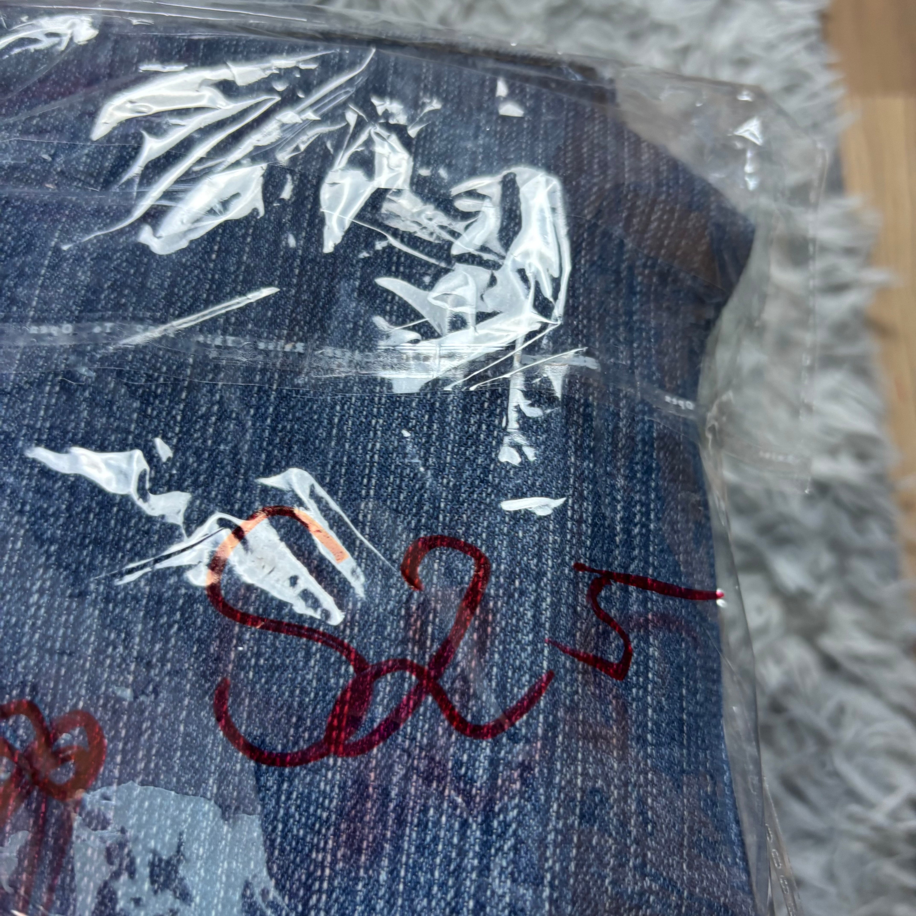 Y2K Lowwaist Bootcut Jeans mit Backprint /women 90s 00s vintage baddie (XXS-XS) S25