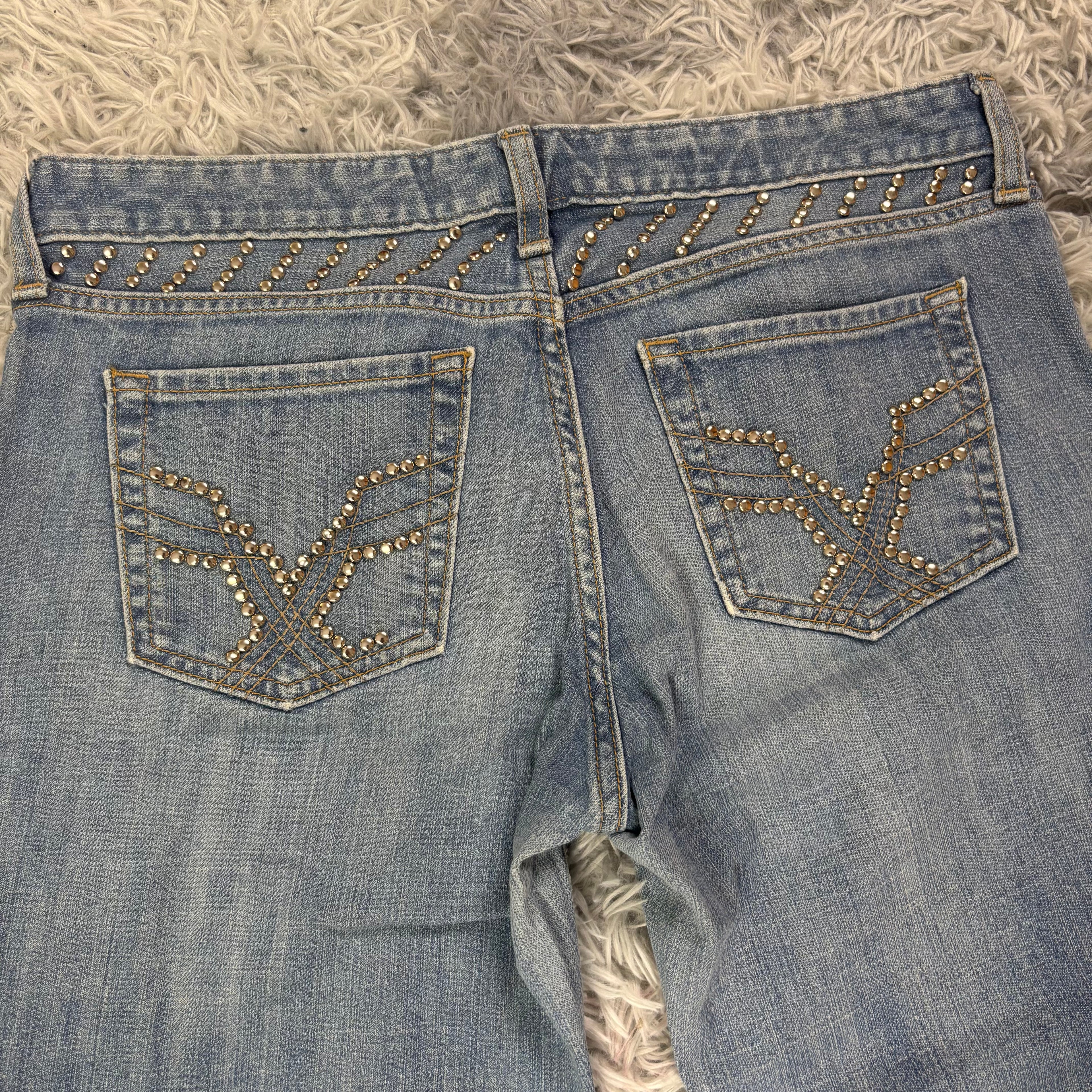 Lowwaist Bootcut Jeans (L)/vintage women streetwear flared 00s 90s (S1)