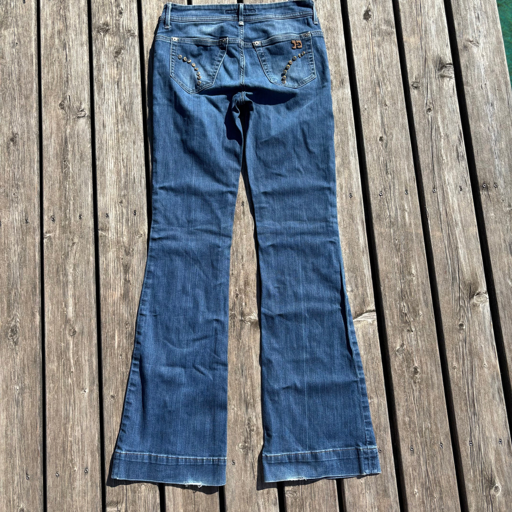 Süße Y2K Jeans mit backprint /streetwear women 00s 90s vintage baddie (XS-S) S41