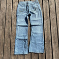 Süße Y2K Lowwaist Bootcut Jeans mit tollen Backprint /women 00s 90s vintage baddie(S-M) S61