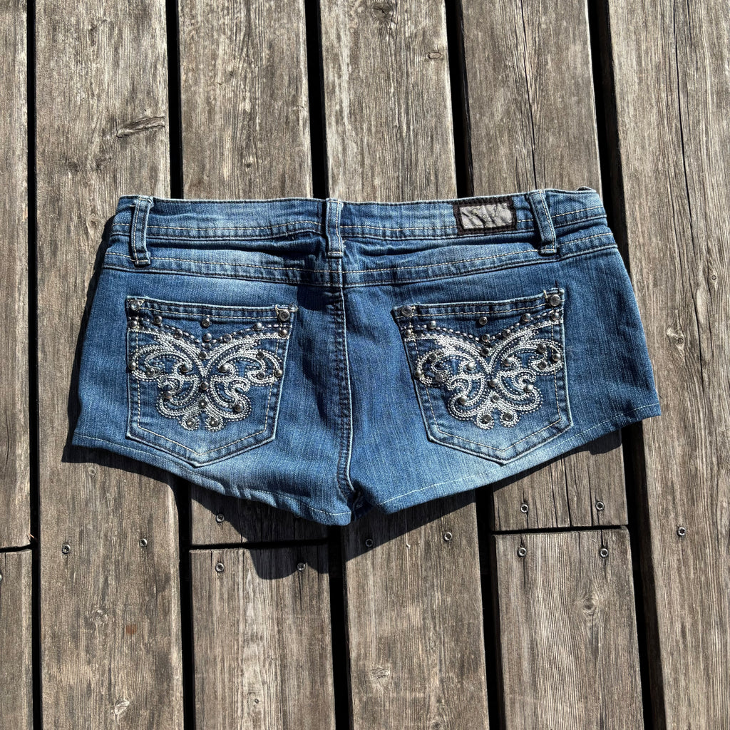 Süße Y2K Shorts/hotpants frauen /90s 00s vintage baddie M-L /S45