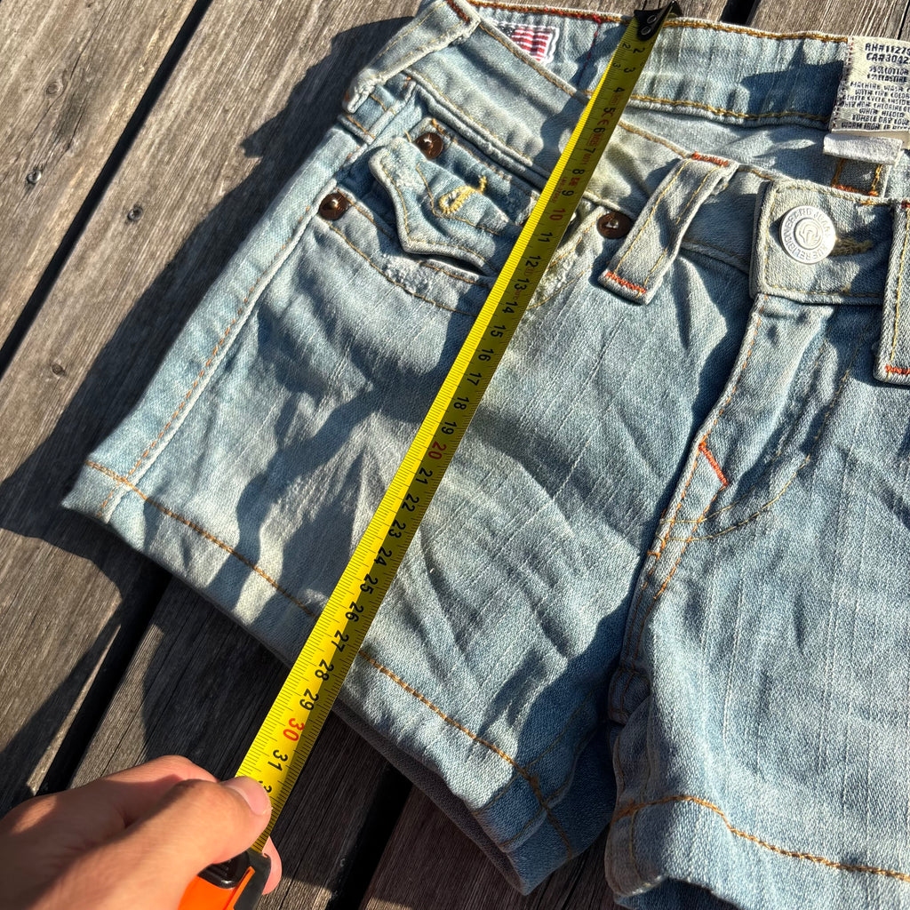Süße True Religion Shorts / hotpants women 00s 90s vintage baddie (XS-S) S56