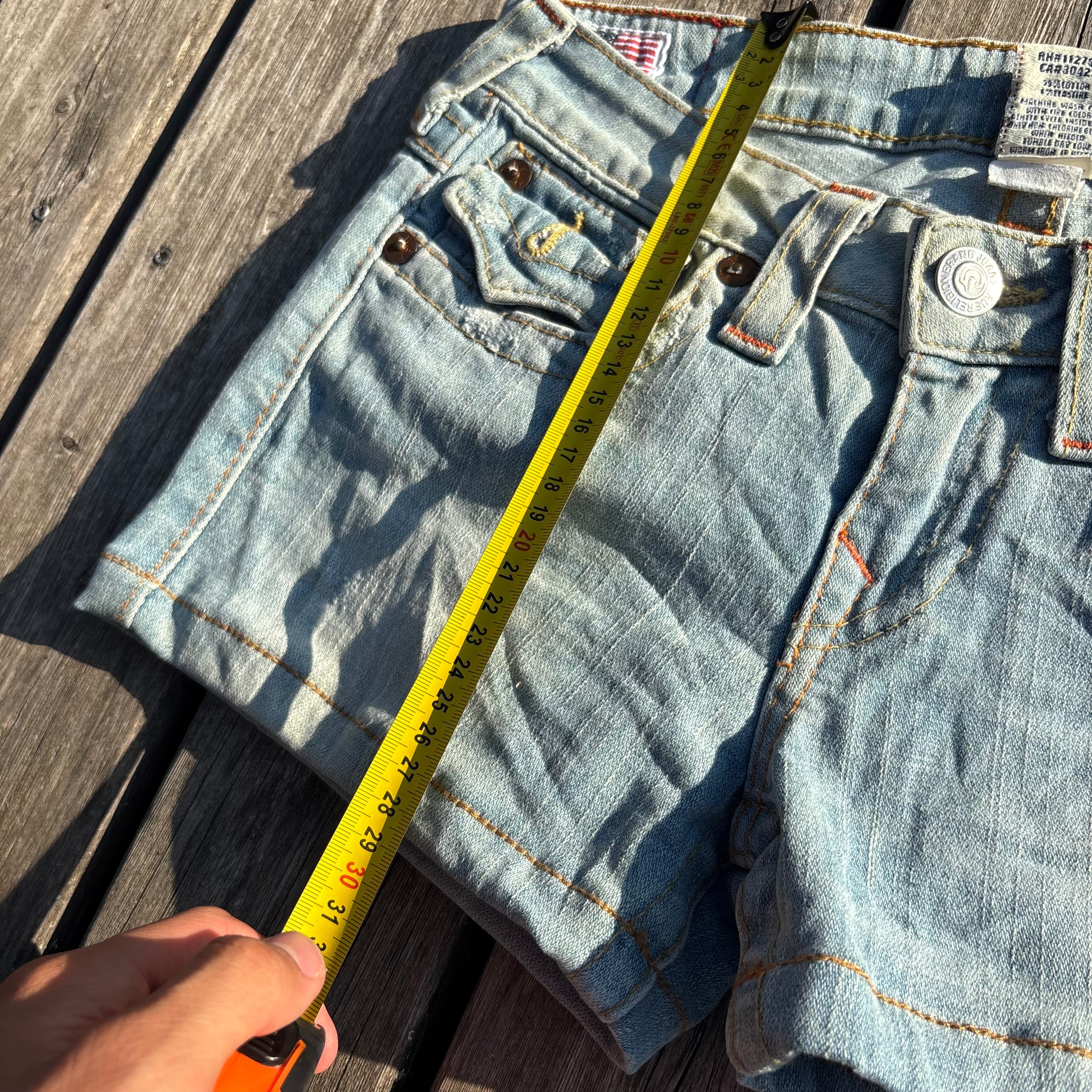 Süße True Religion Shorts / hotpants women 00s 90s vintage baddie (XS-S) S56