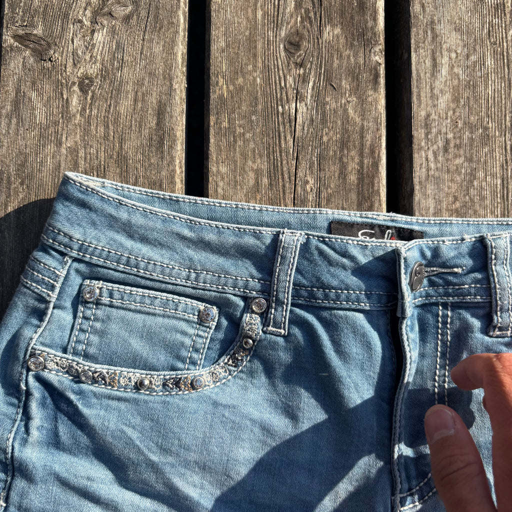 Süße Y2K Shorts Hotpants für Frauen /00s 90s vintage baddie (S) S50