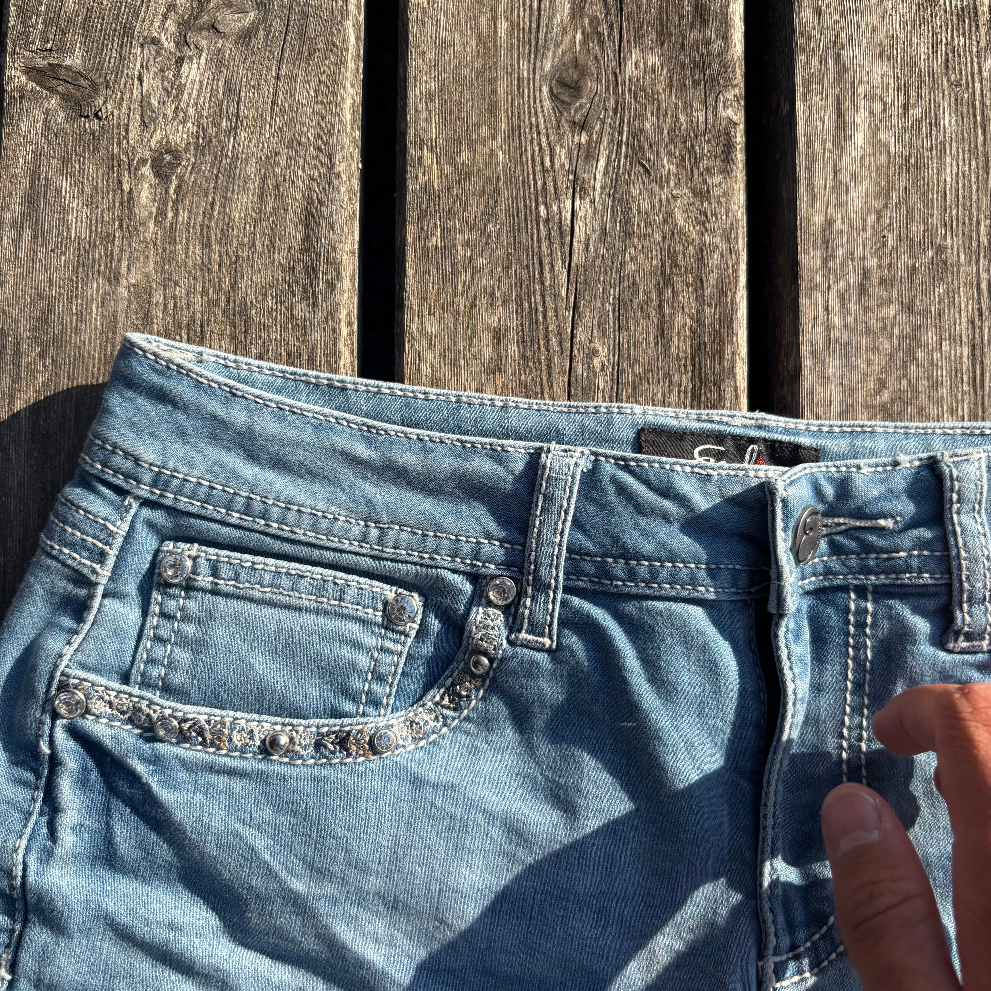 Süße Y2K Shorts Hotpants für Frauen /00s 90s vintage baddie (S) S50