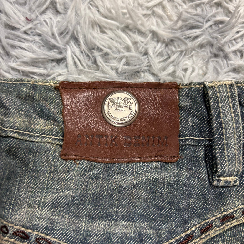 AA/Antik Denim Y2K Lowwaist bootcut Jeans /westernstyle women 90s 00s vintage (XS-S) /S31