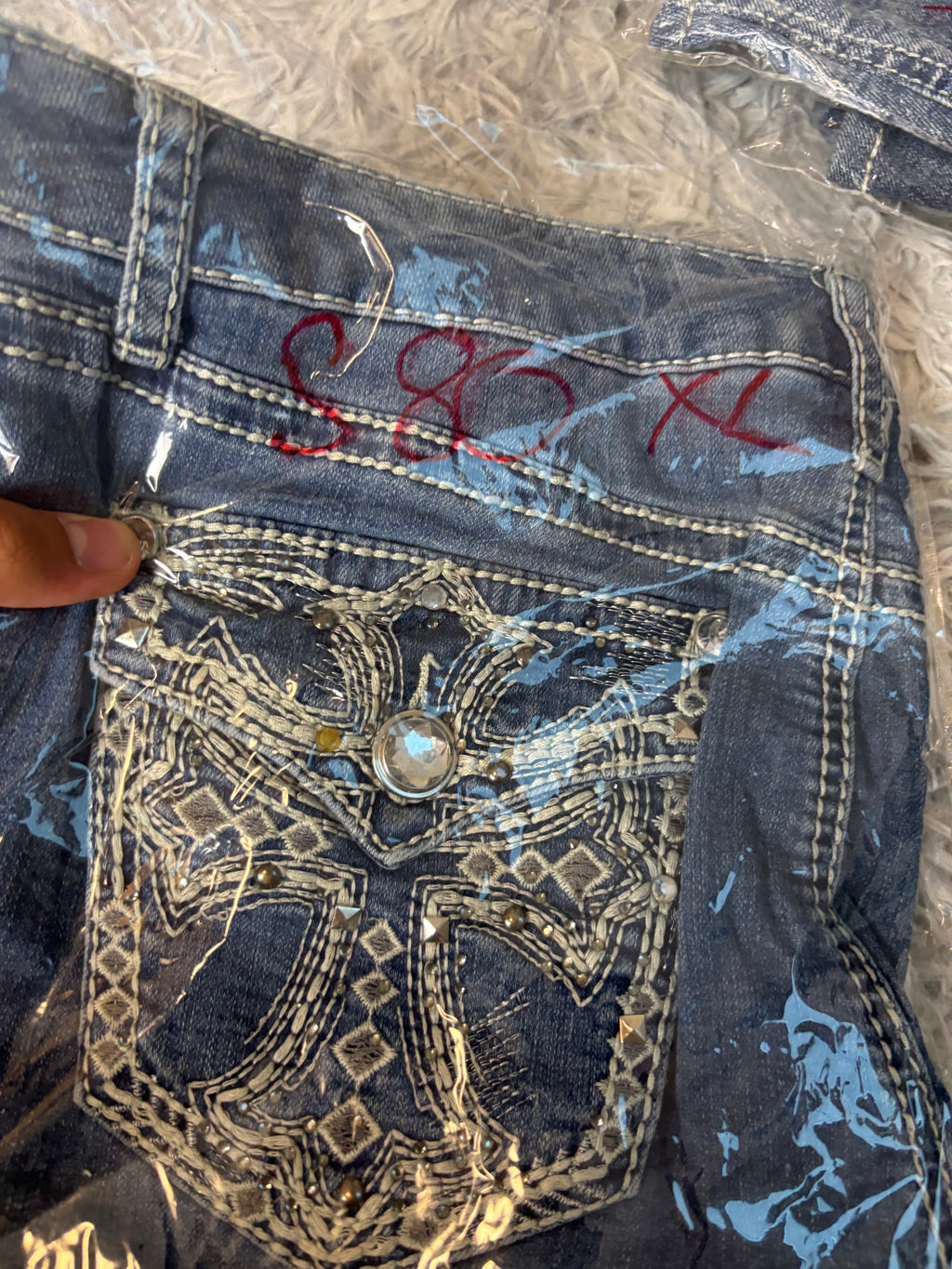 Süßer Y2K Rock mit Backprint für den Sommer /90s 00s vintage baddie XL S80