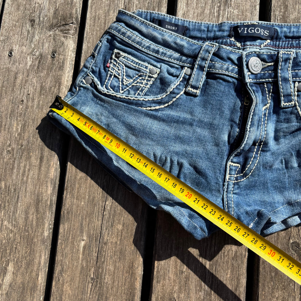 Süße Y2K shorts /hotpants mit backprint /women 00s 90s vintage 00s baddie (XXS-XS) S44