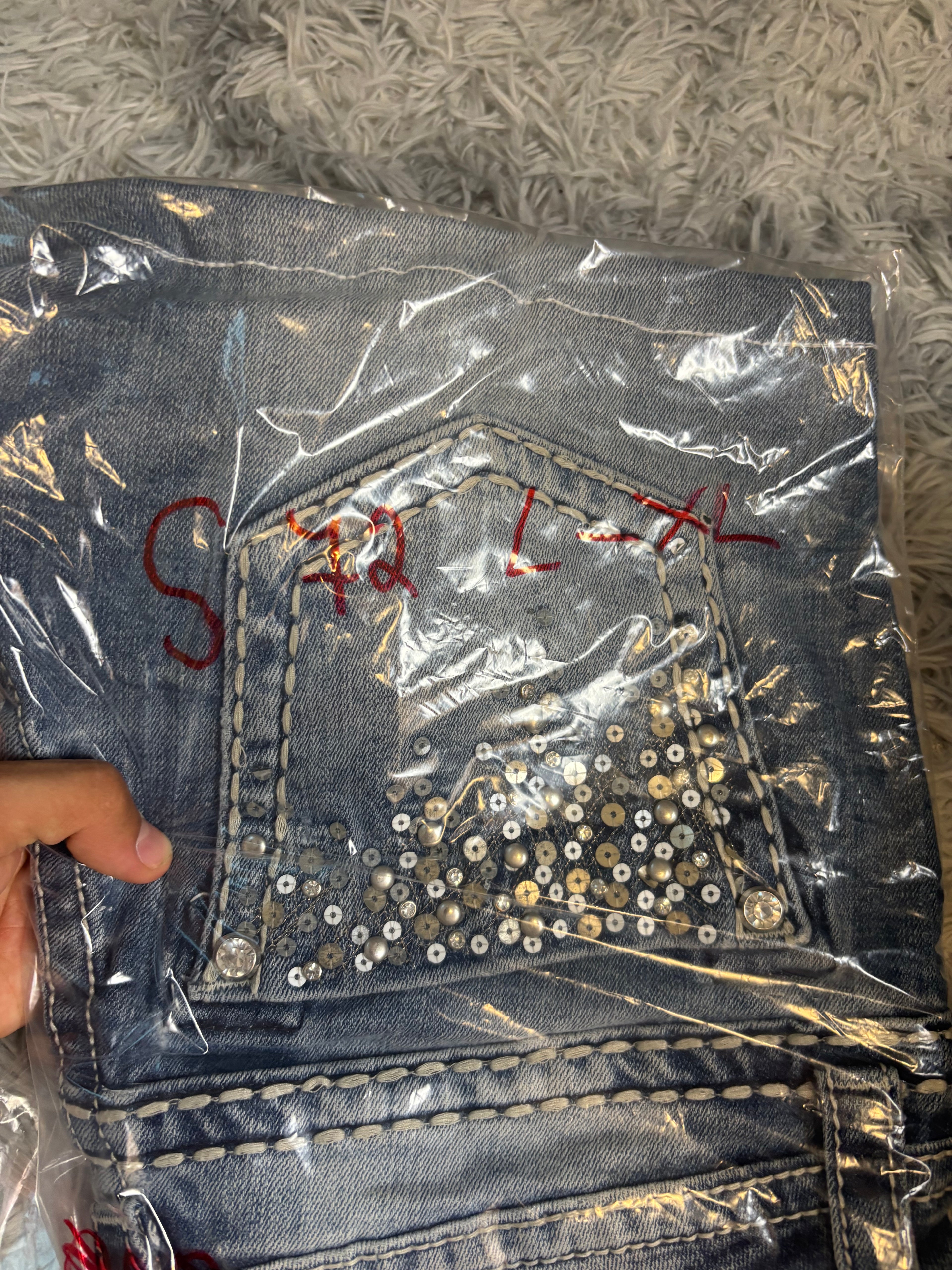 Süße Miss Me Shorts/ Hotpants für den Sommer L-XL/women 00s 90s vintage baddie S72