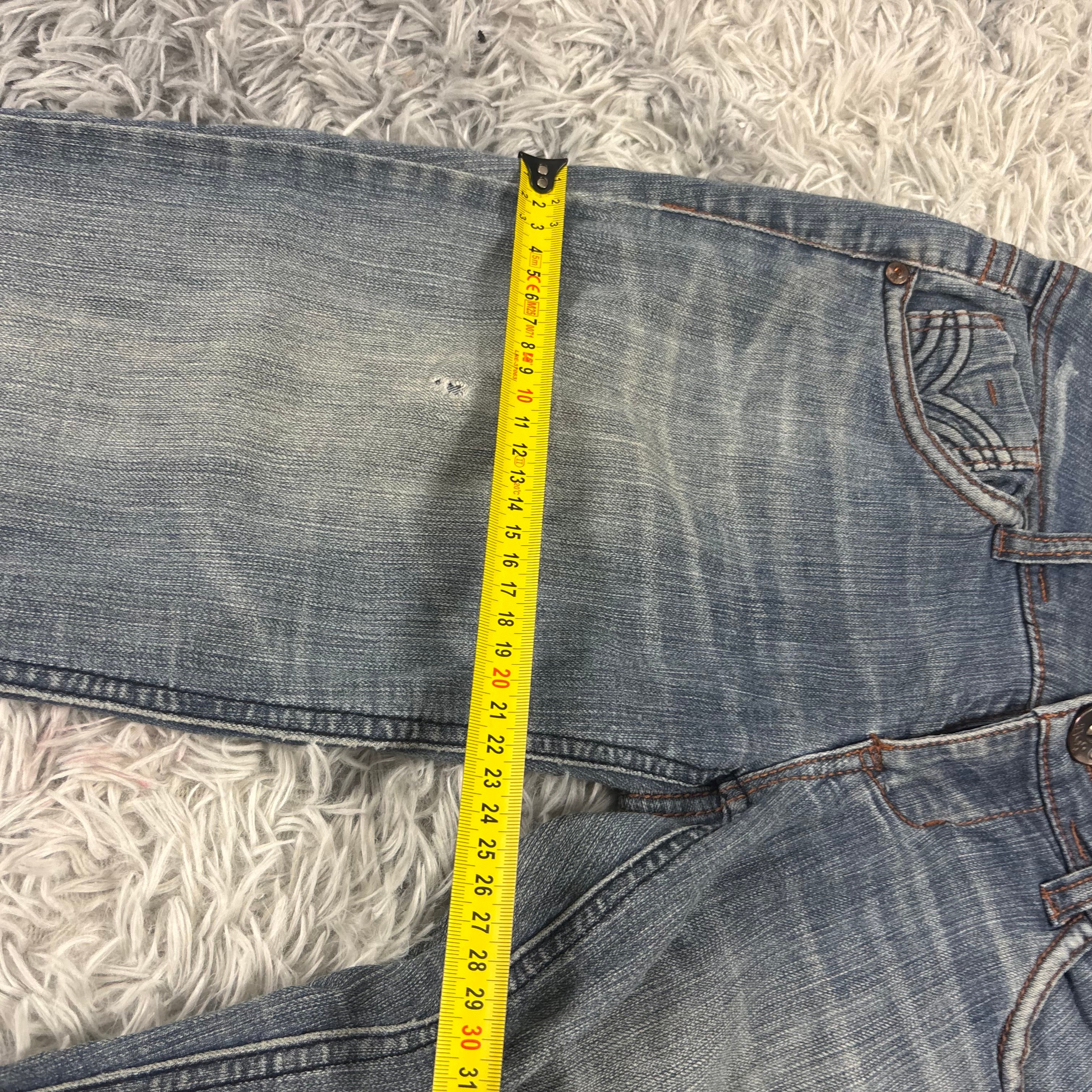 Süße Y2K Bootcut Lowwaist Jeans mit Backprint /women vintage 00s 90s baddie (XS) S18