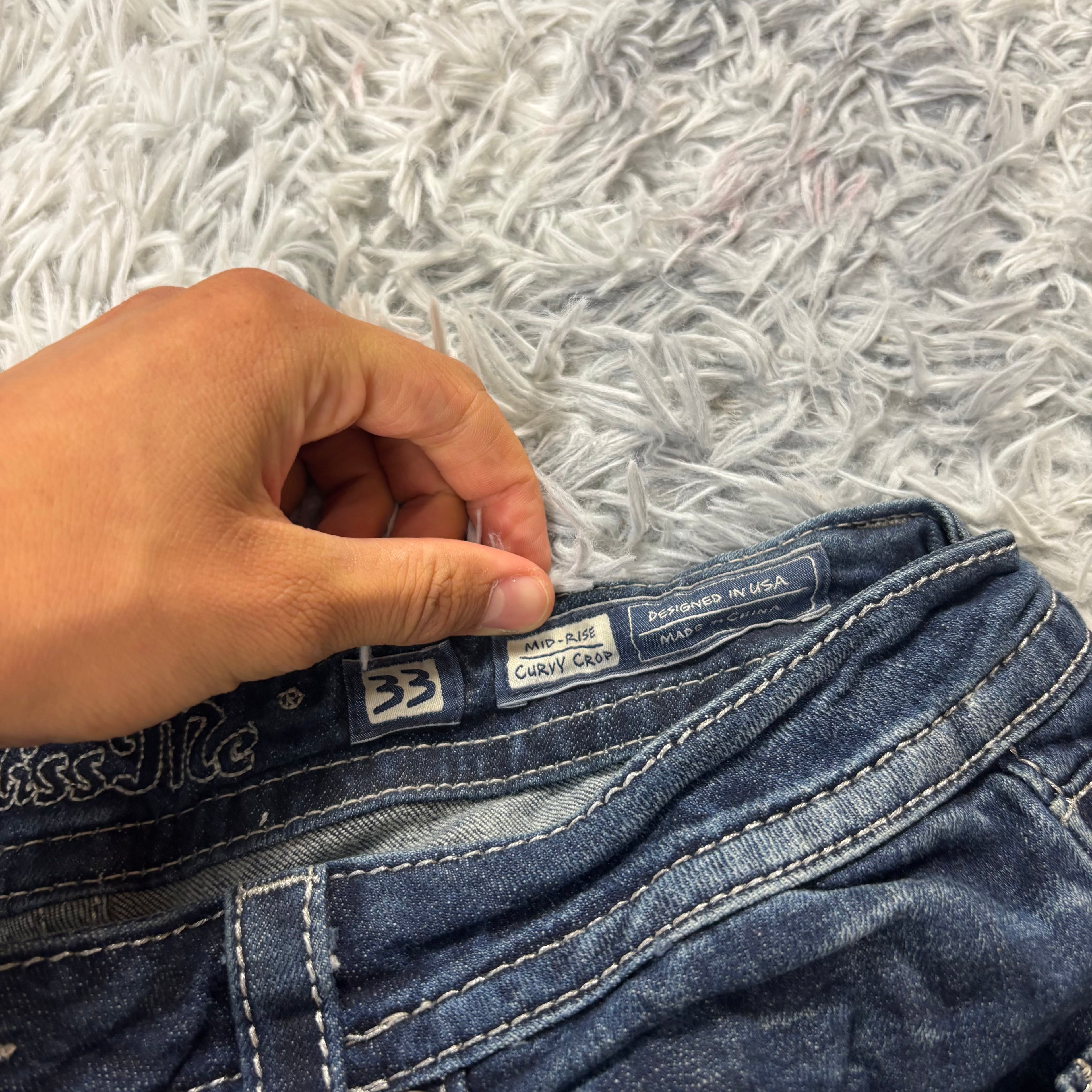 Süße Miss Me Shorts für Frauen /vintage 00s 90s style XXL S7