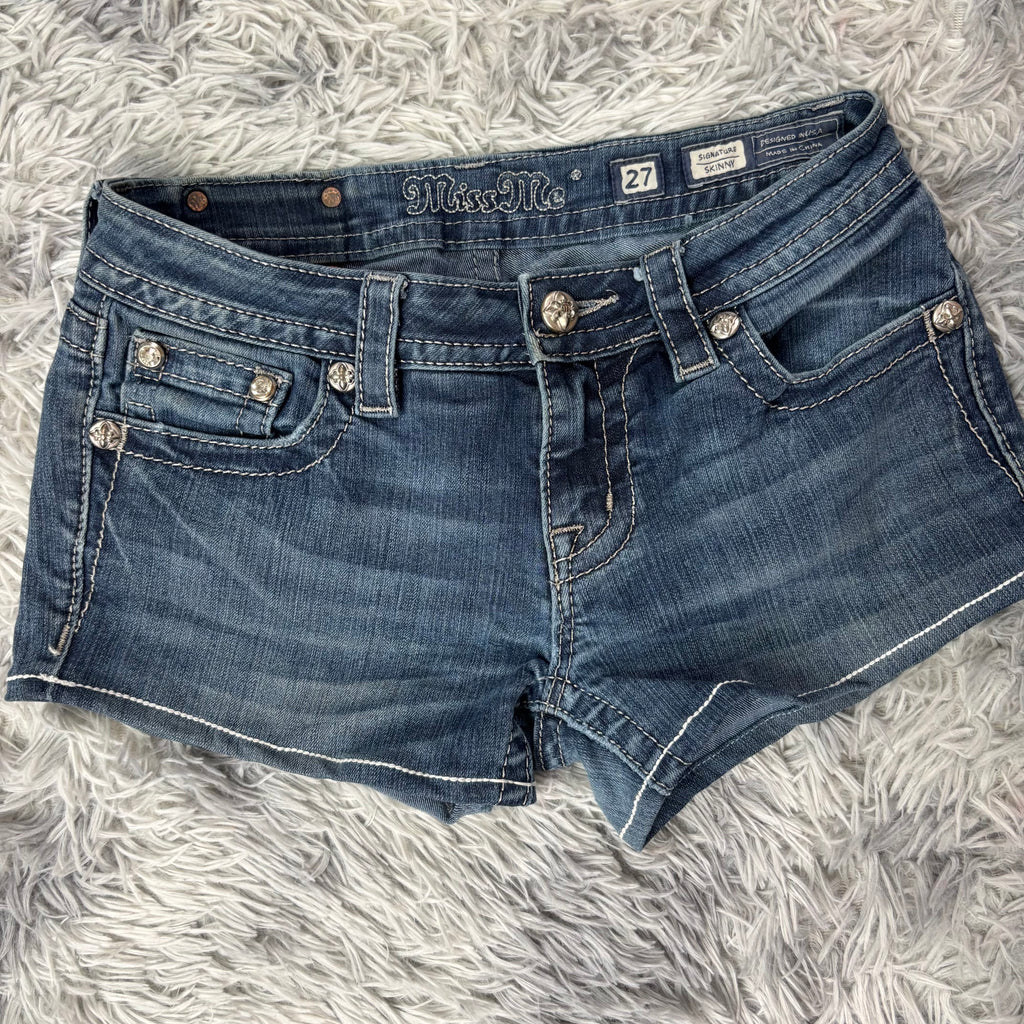 Süße Miss me shorts /hotpants vintage women 00s 90s (S-M) S3