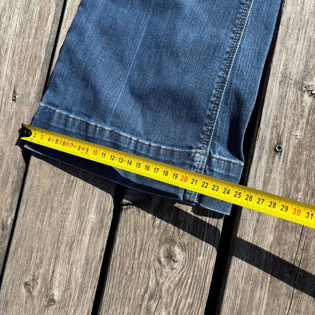 Süße Y2K Jeans mit backprint /streetwear women 00s 90s vintage baddie (XS-S) S41