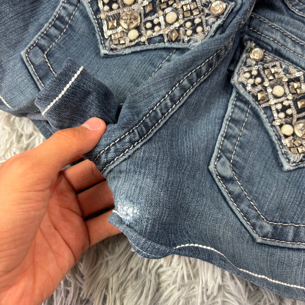 Süße Miss me shorts /hotpants vintage women 00s 90s (S-M) S3