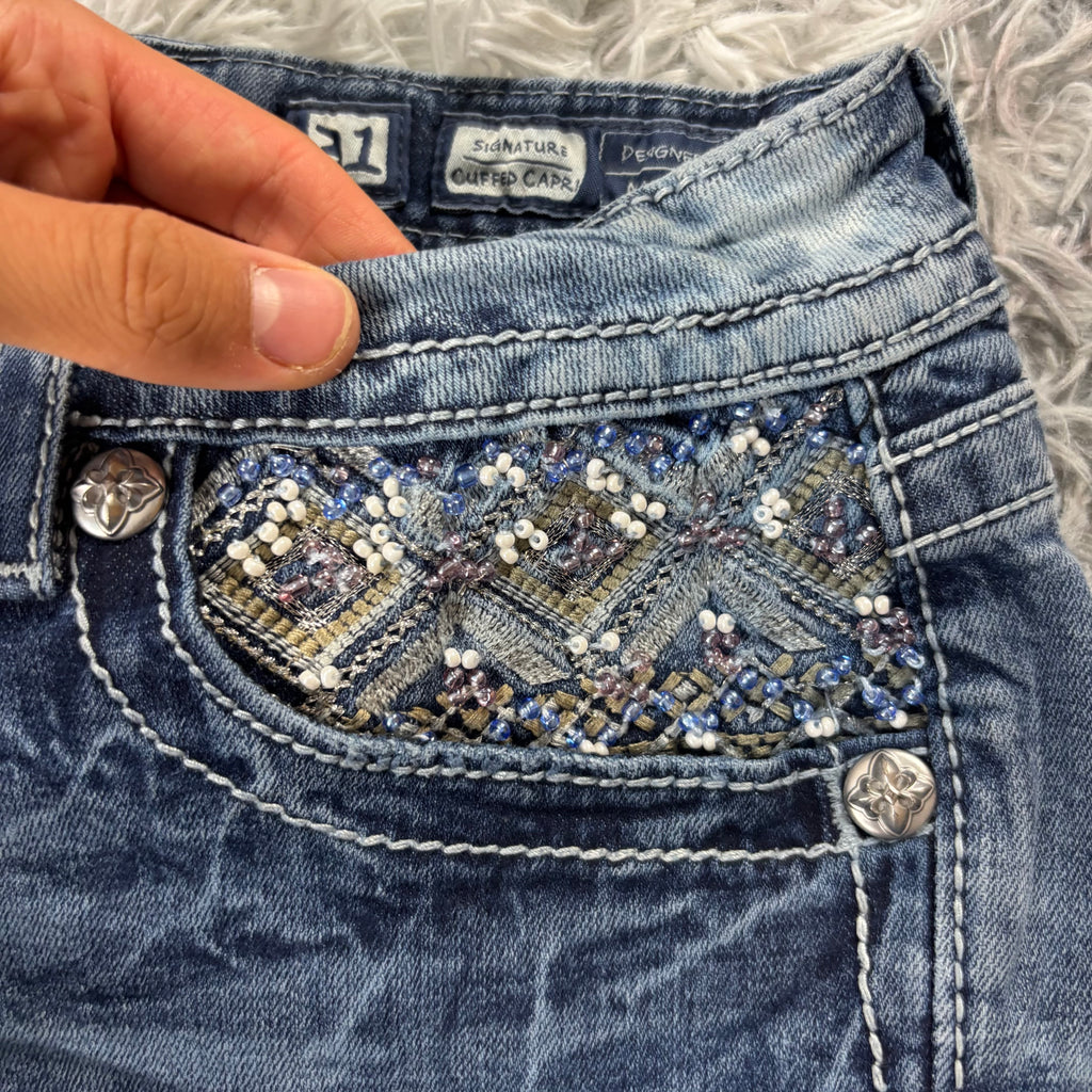 AA/ Süße Miss Me Shorts hotpants mit backprint /women y2k 90s 00s baddie (L) / S29