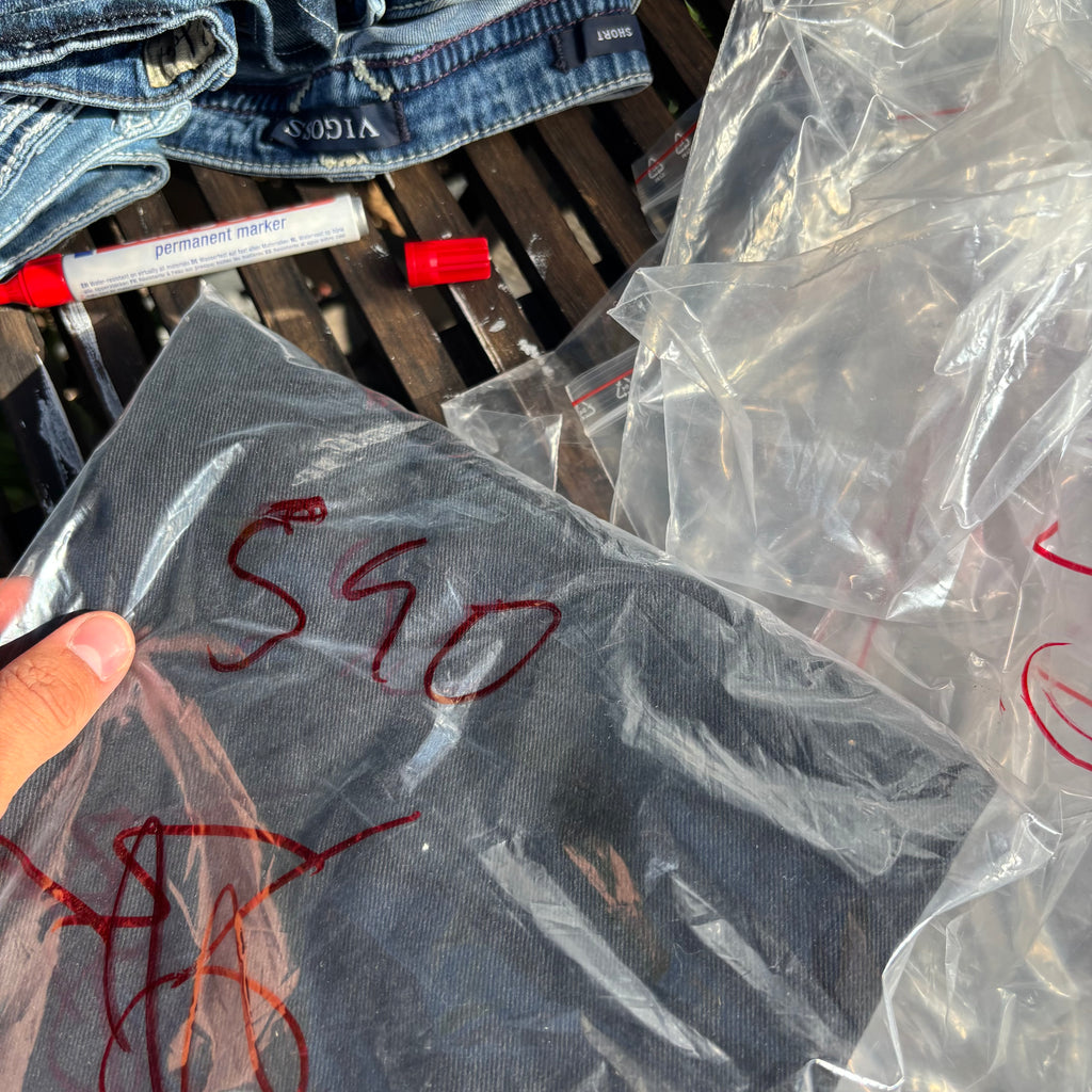 Süße Y2K Jeans mit backprint /schwarze women 00s 90s vintage baddie(M) S40
